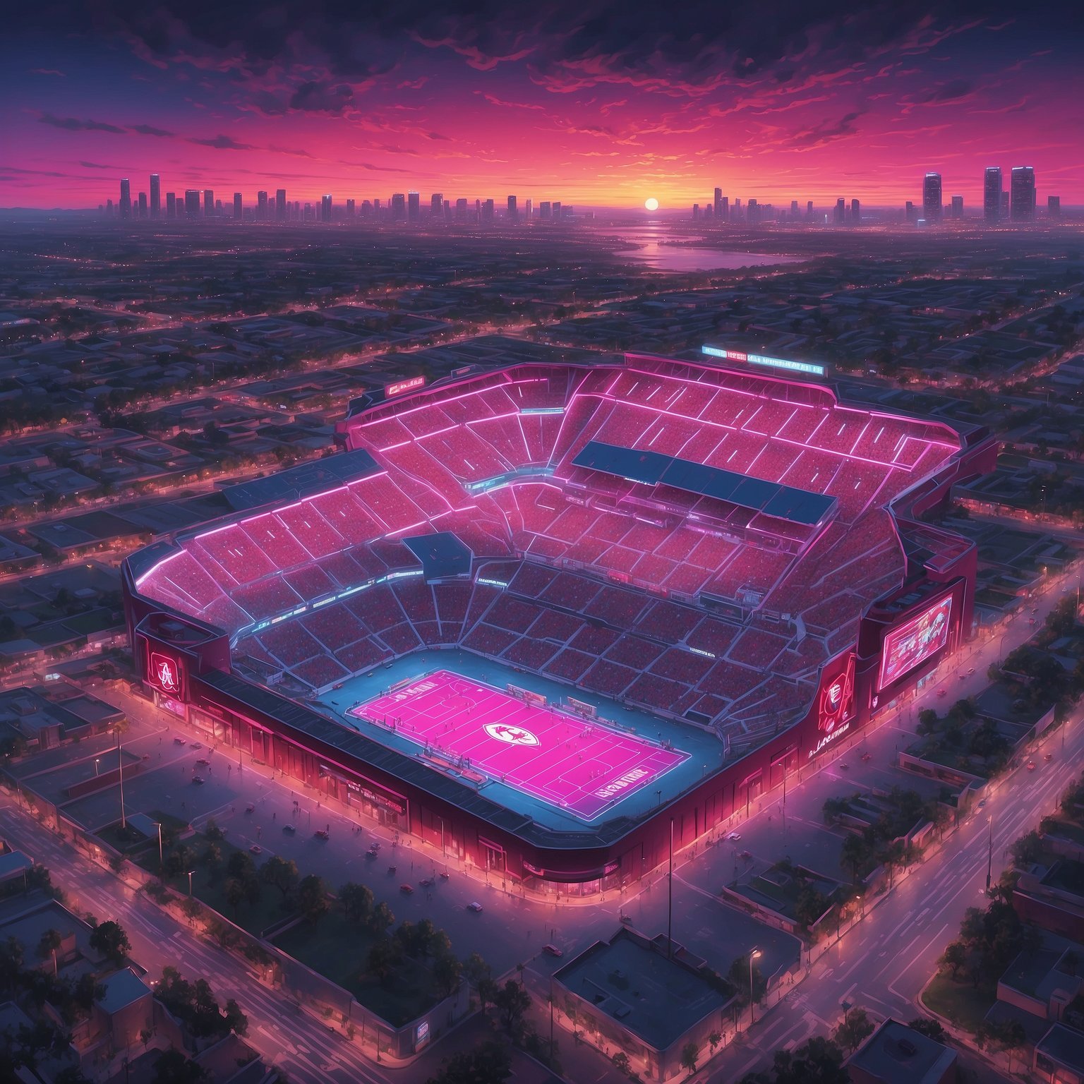 Nation Braces for Another Live Tutorial on ‘How to Dismantle Vanderbilt’ (Starring Alabama) - painting of Alabama Crimson Tide football venue
