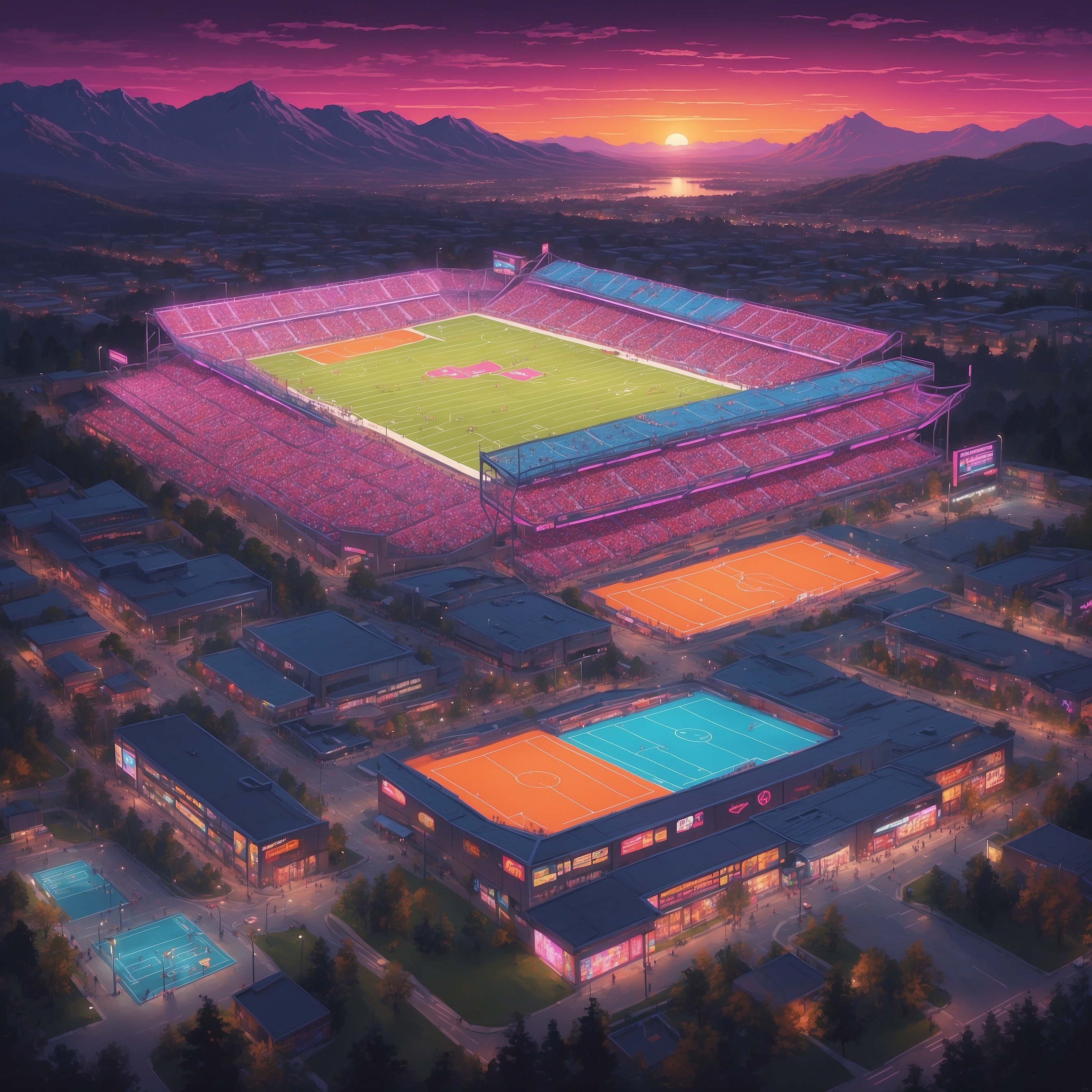 Breaking News: Virginia Tech and Wake Forest Finally Nail Down Exactly When You’ll Pretend to Care About Football Again - painting of Virginia Tech Hokies Primary Sport: football venue