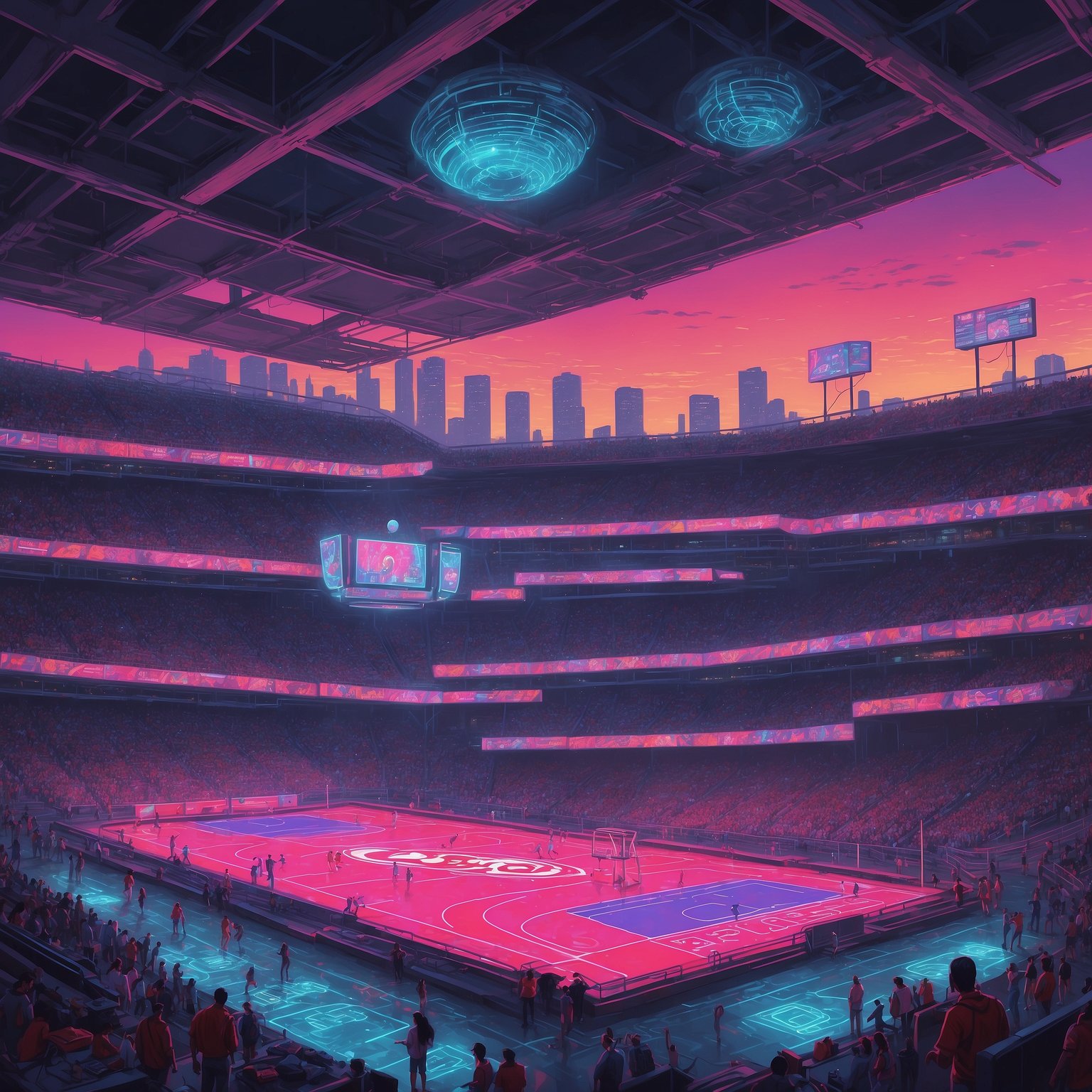 Buckeyes Cornerback Kicks Off 2025 So Hard He’s Now Trademarking Air - painting of Ohio State Buckeyes football venue