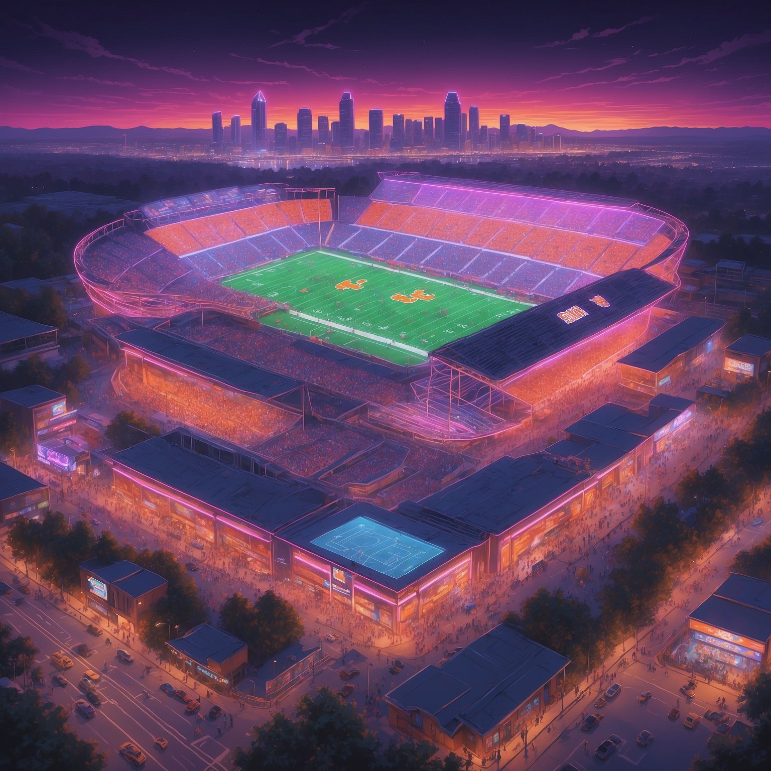 Clemson’s Season Revival: Momentum, Matchups, and Breakouts - painting of Clemson Tigers football venue