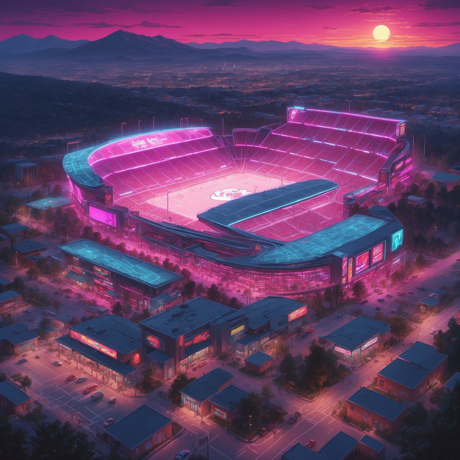 Georgia vs Auburn: Defense, Streaks, and Tight Ends - painting of Georgia Bulldogs football venue