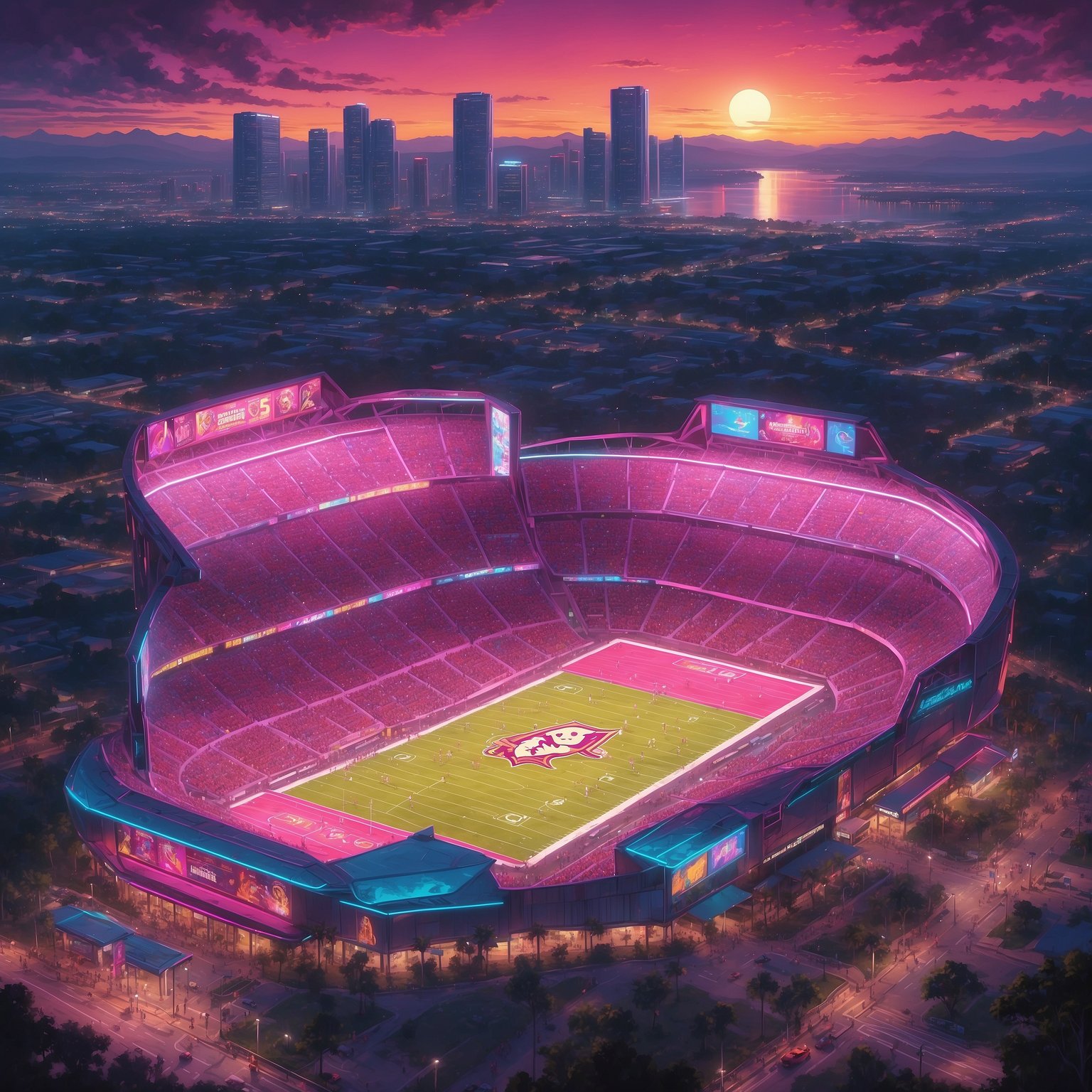 FSU’s QB Shakeups and Pivotal Pitt Matchups - painting of Florida State Seminoles football venue