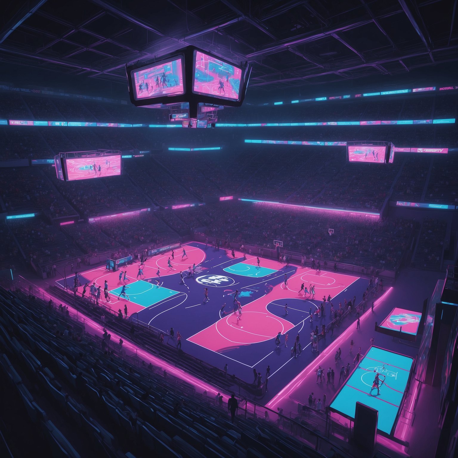 Kentucky's Basketball Buzz: Bozos, Breakouts & Breakdowns - painting of Kentucky Wildcats basketball venue