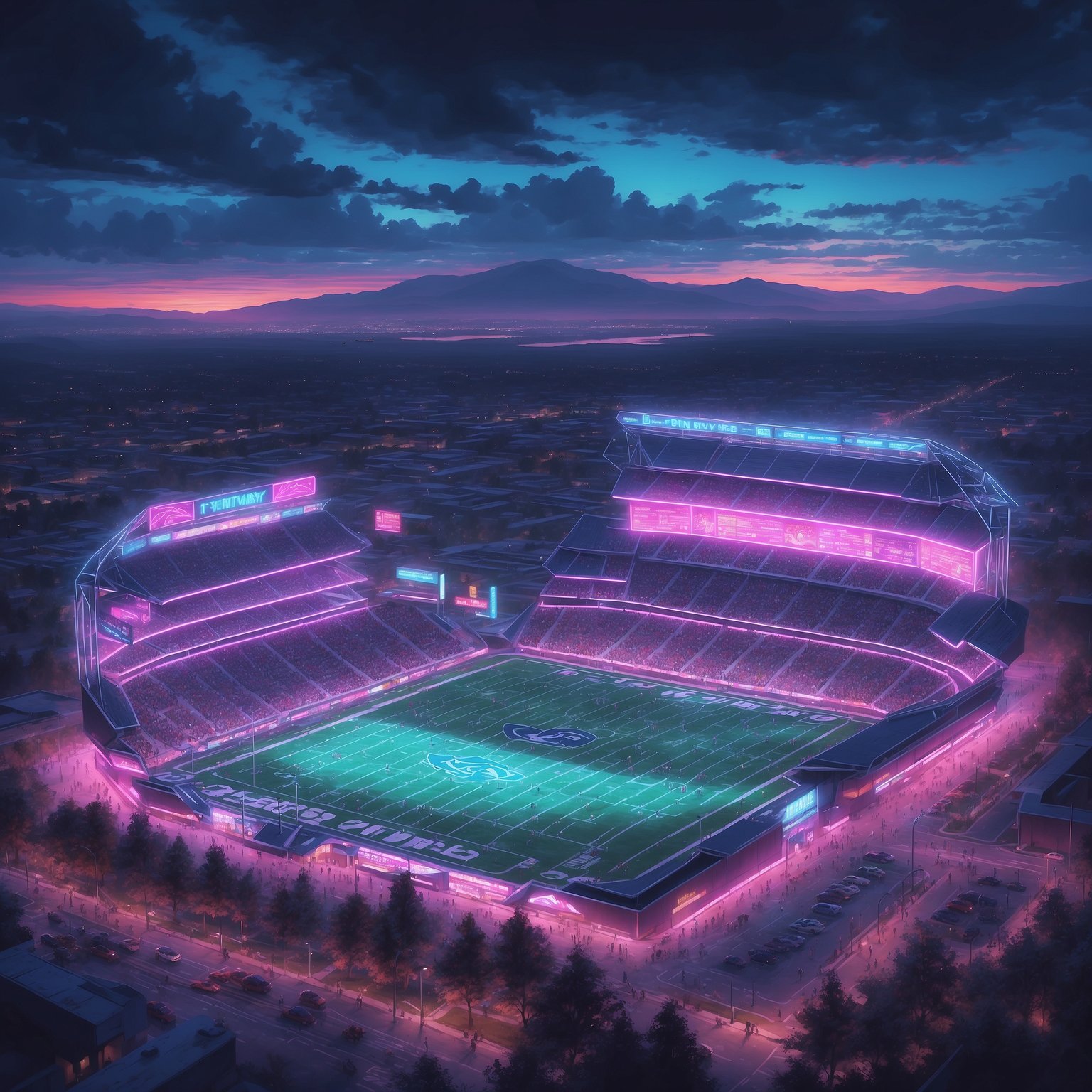 Penn State Offense Reportedly Training to Become Human Turnstile, Fans Wonder if Scoring Is Overrated - painting of Penn State Nittany Lions football venue