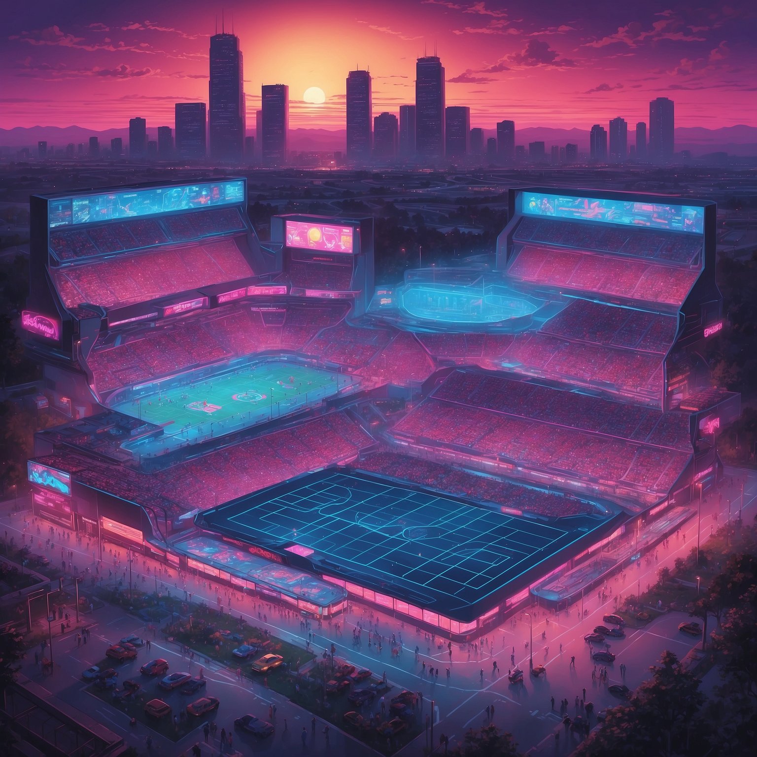 Resilient Hoosiers: Mendoza’s Grit & Historic Ranking - painting of Indiana Hoosiers football venue