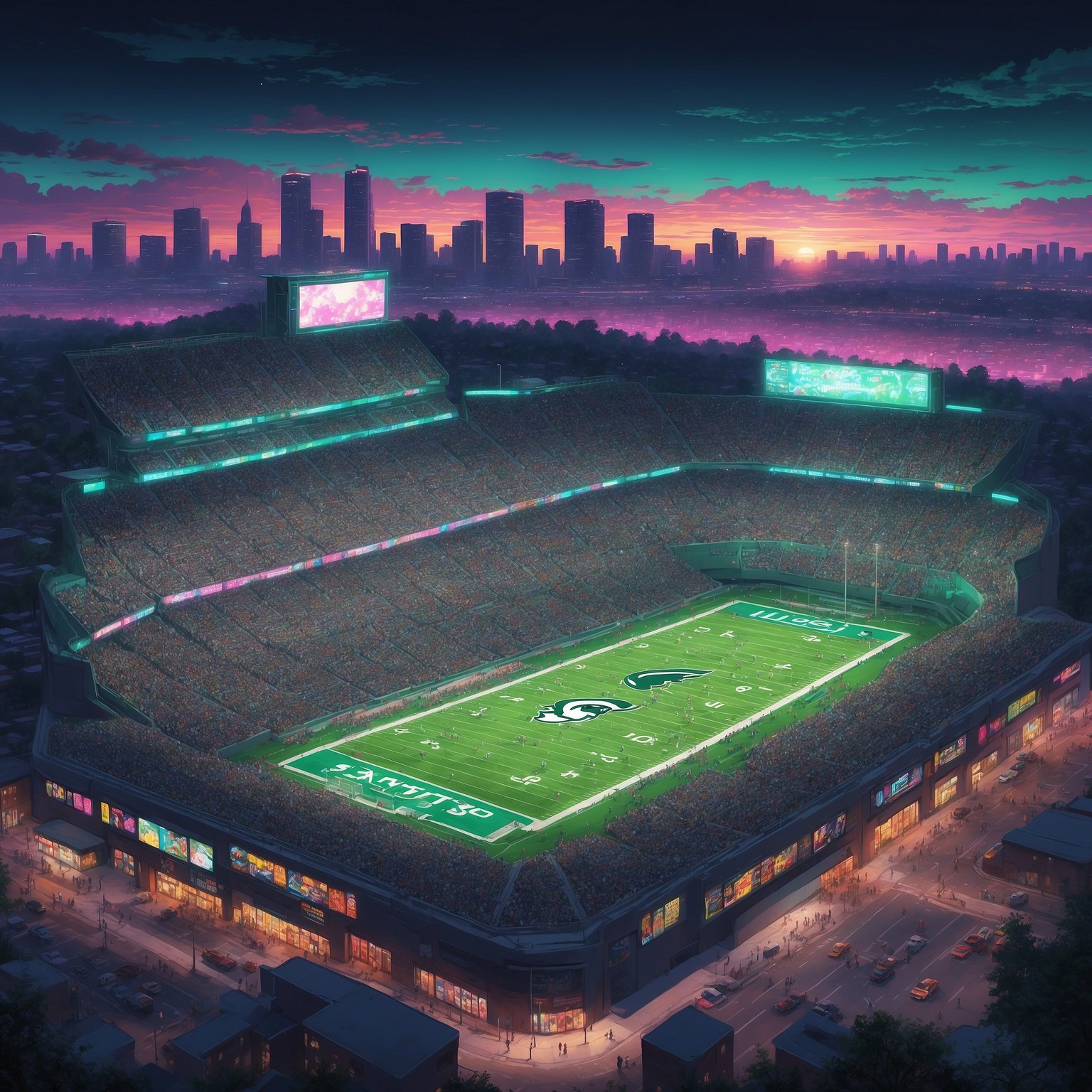 Spartans’ Struggles: Smith Under Fire and QB Quandary - painting of Michigan State Spartans football venue