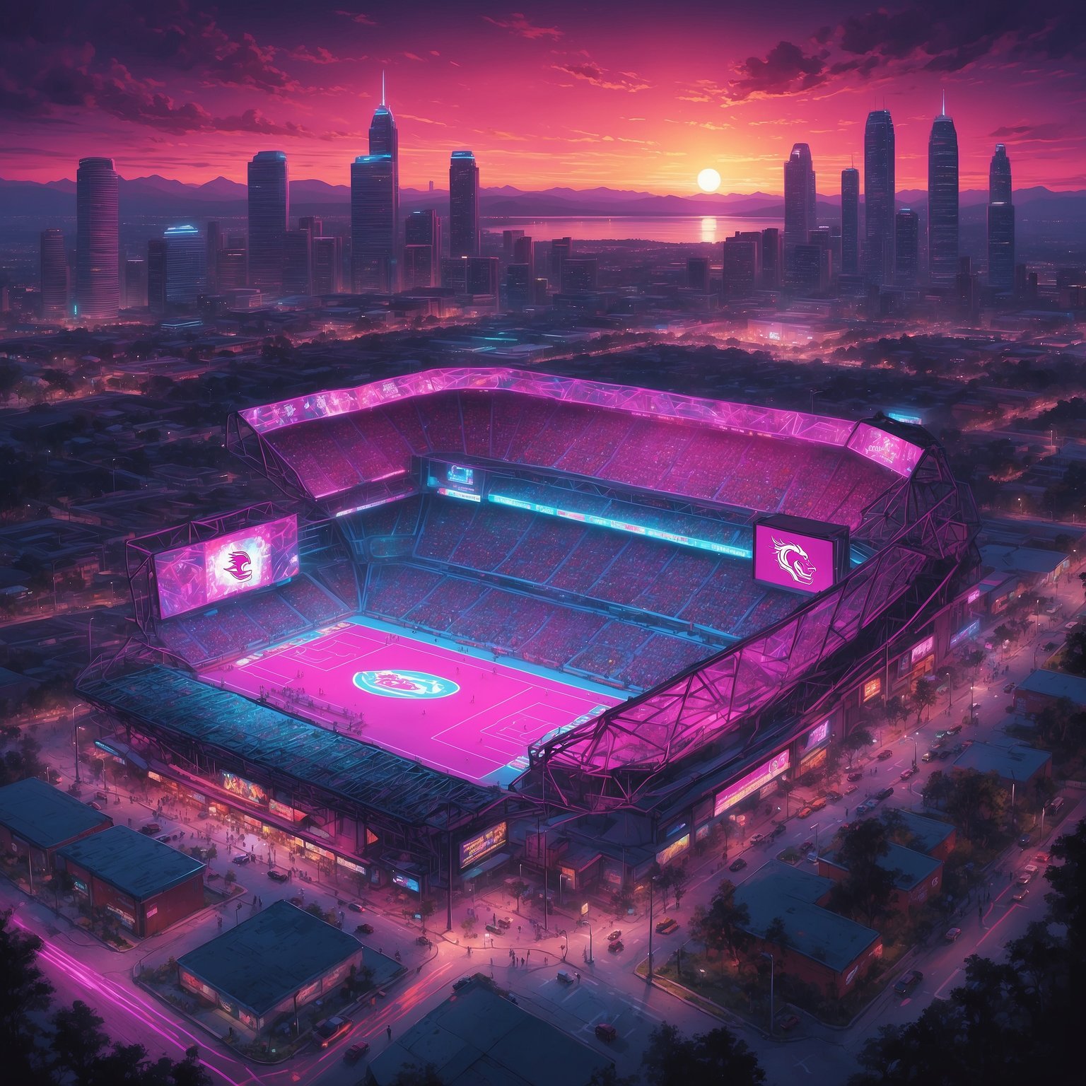 Beamer’s Bold Pre-Sooners Pep Talk - painting of South Carolina Gamecocks football venue