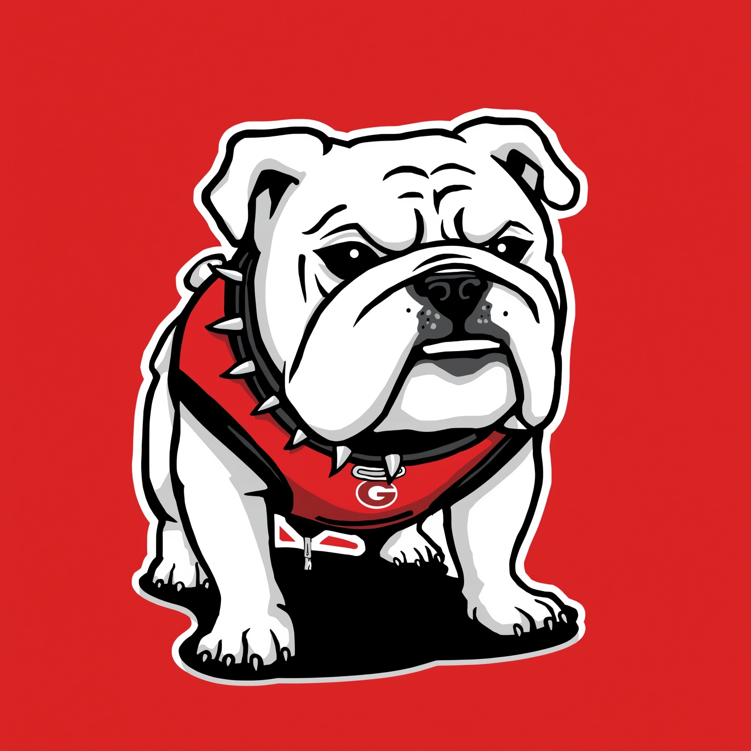 Georgia Bulldogs: Draft Risers, Coaching Drama & TV Tips - painting of Georgia Bulldogs football venue