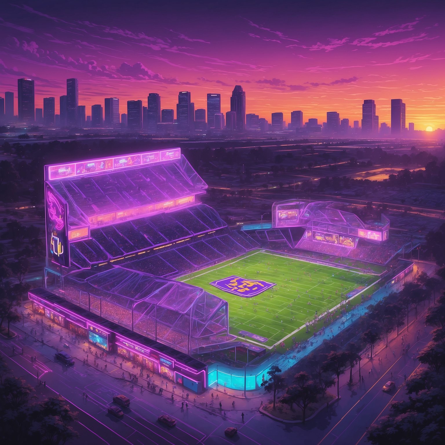 Michigan Promises Free Thermal Underwear to Entice Elite LSU Cornerback Into Trading Bayou Heat for Ann Arbor Frostbite - painting of LSU Tigers football venue