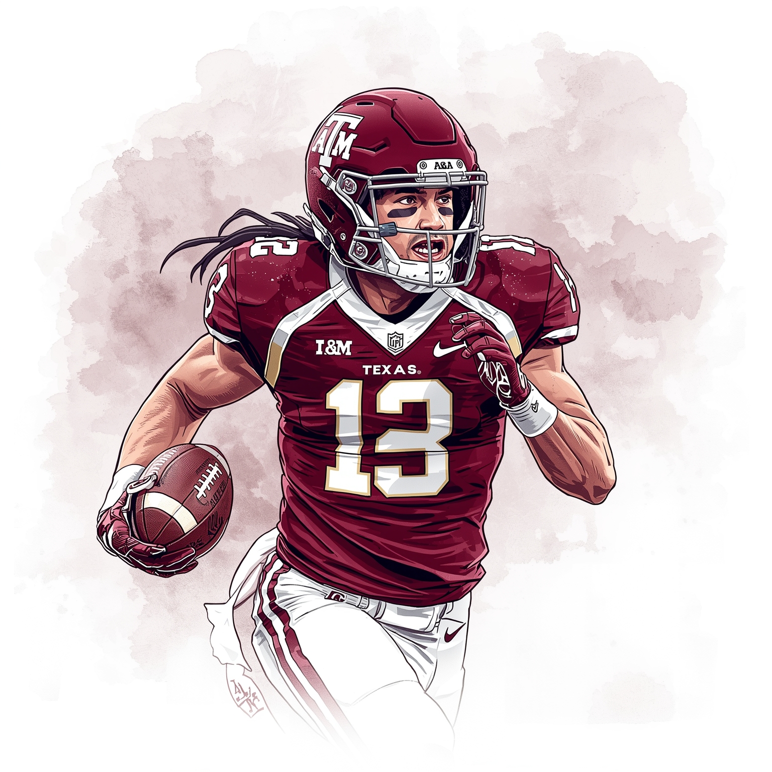 Aggies Dominate Awards, Coach Rumors Swirl - painting of Texas A&M Aggies football venue