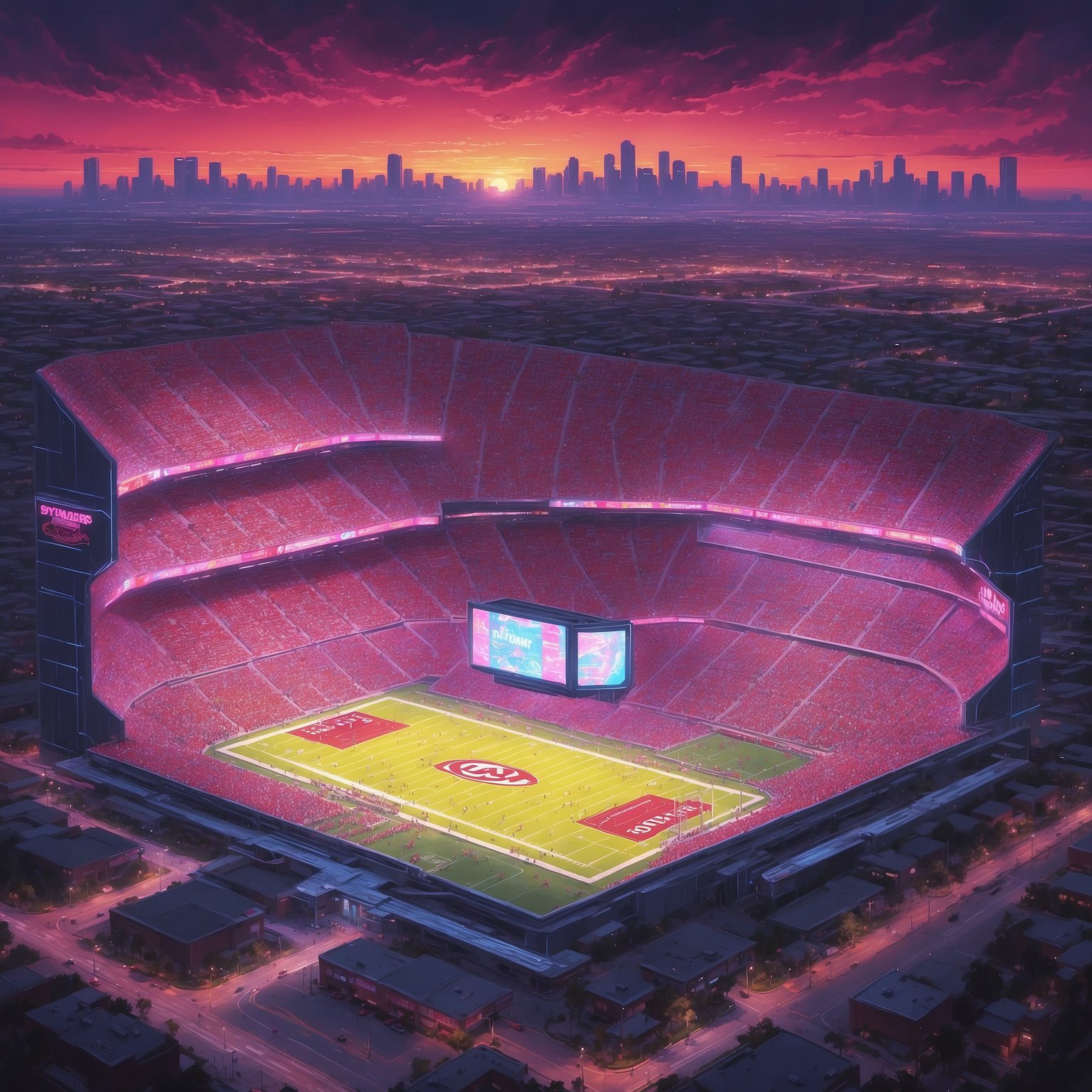 Western Kentucky’s QB Yoda Officially Becomes Magical Sidekick to Oklahoma’s OC - painting of Oklahoma Sooners football venue