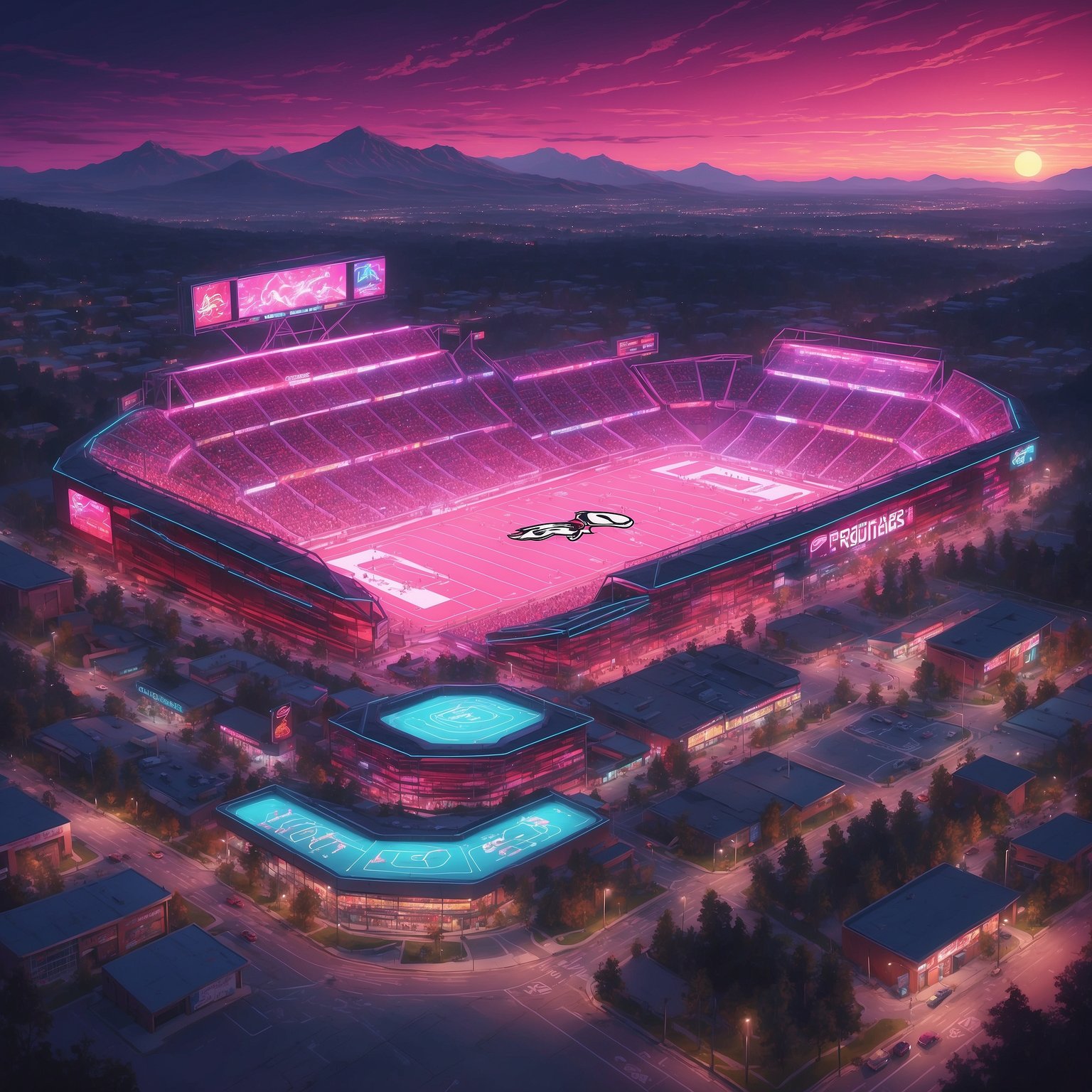 Georgia Bulldogs Stock Up on Cat Treats Ahead of Kentucky Wildcats Showdown - painting of Georgia Bulldogs football venue