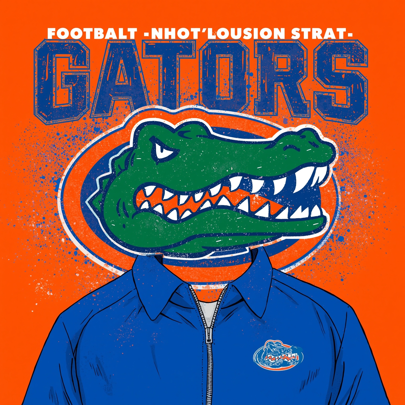 Gators’ Oxford Glory and Recruit Saga Under Coach Watch - painting of Florida Gators football venue
