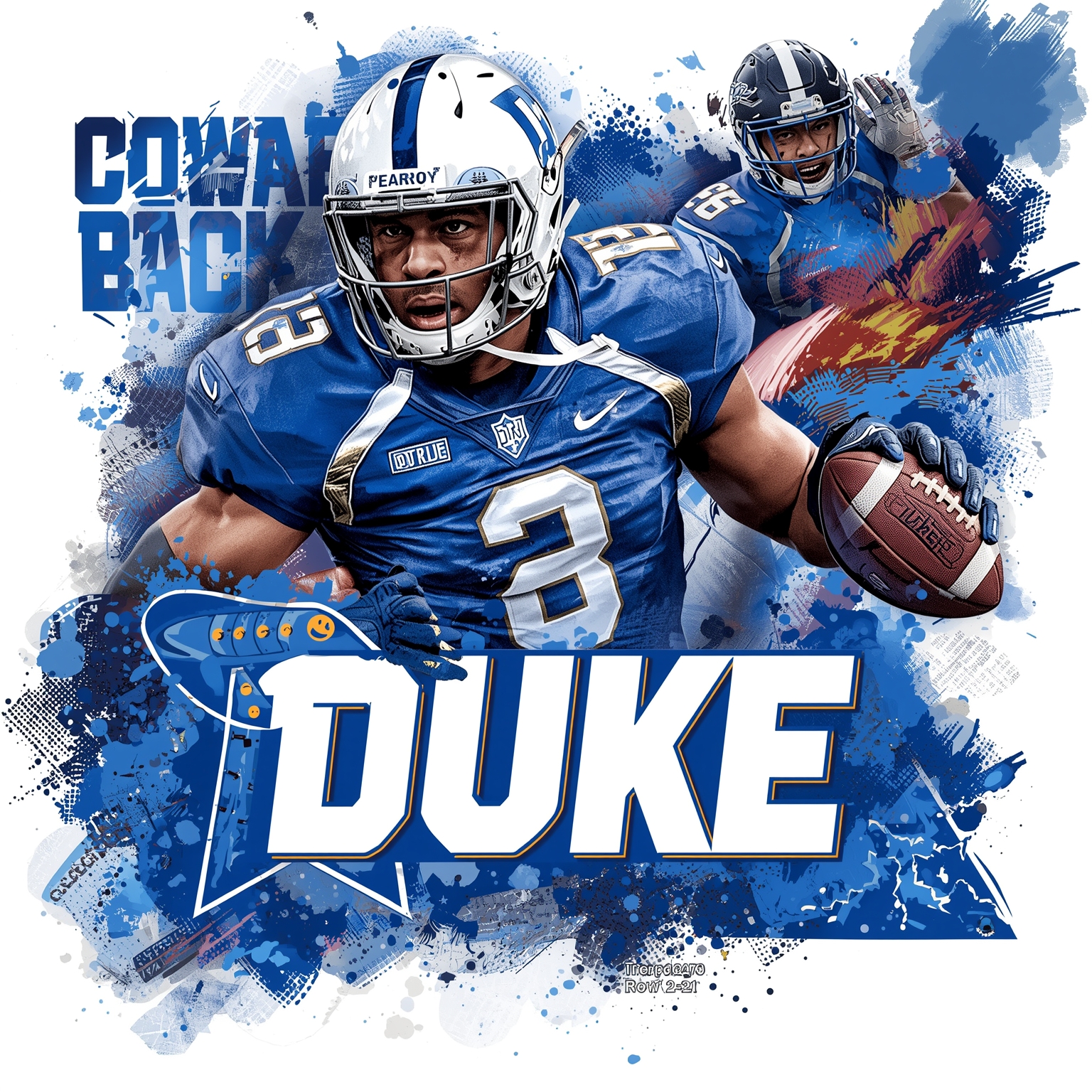 Duke's Demise: ACC Title Dreams and Offensive Fails - painting of Duke Blue Devils football venue