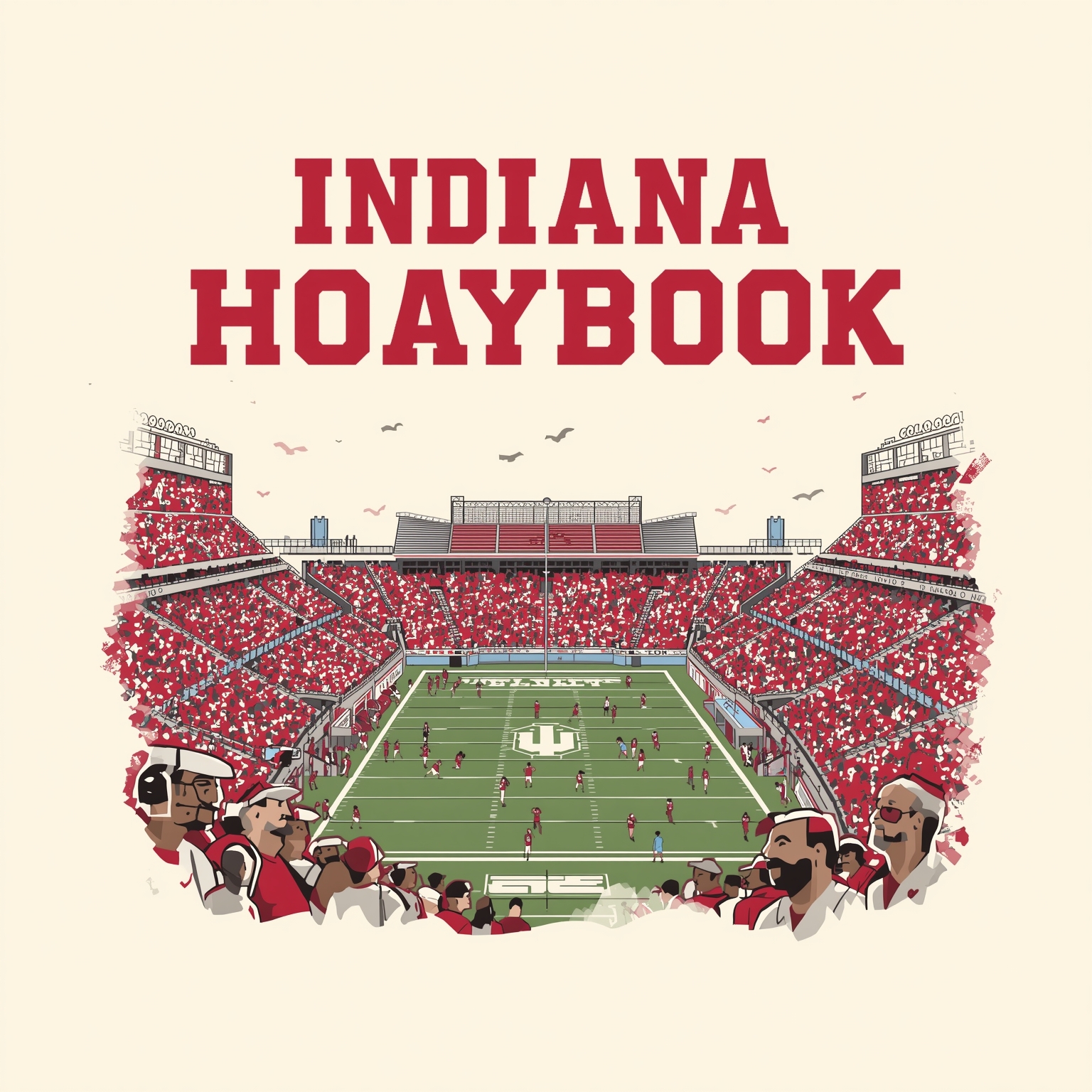 Indiana’s Winning Playbook: Speeches, Stats & Heisman Hopes - painting of Indiana Hoosiers football venue