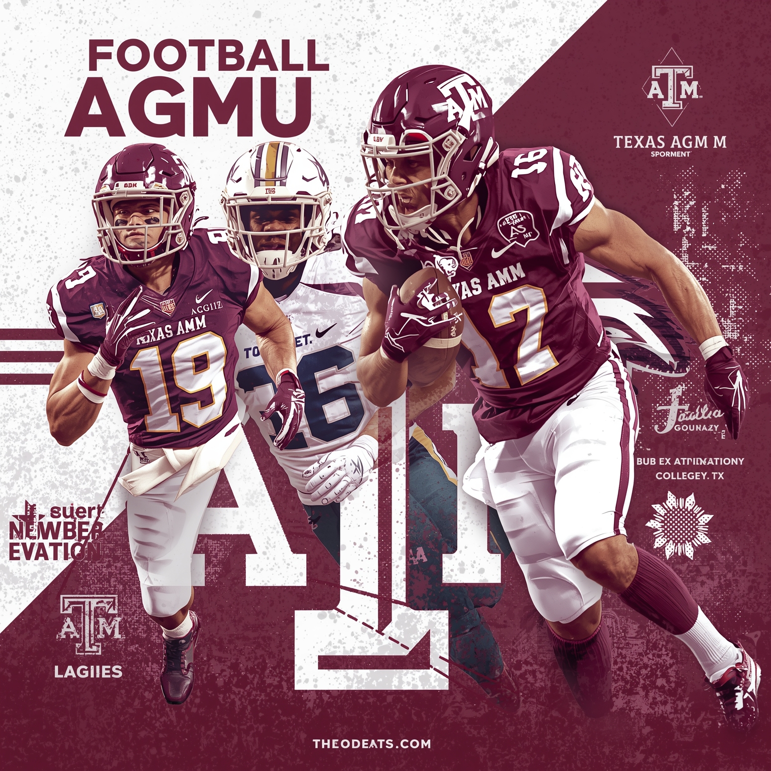 Aggies' Defensive Dominance and Reed’s Comeback Heroics - painting of Texas A&M Aggies football venue