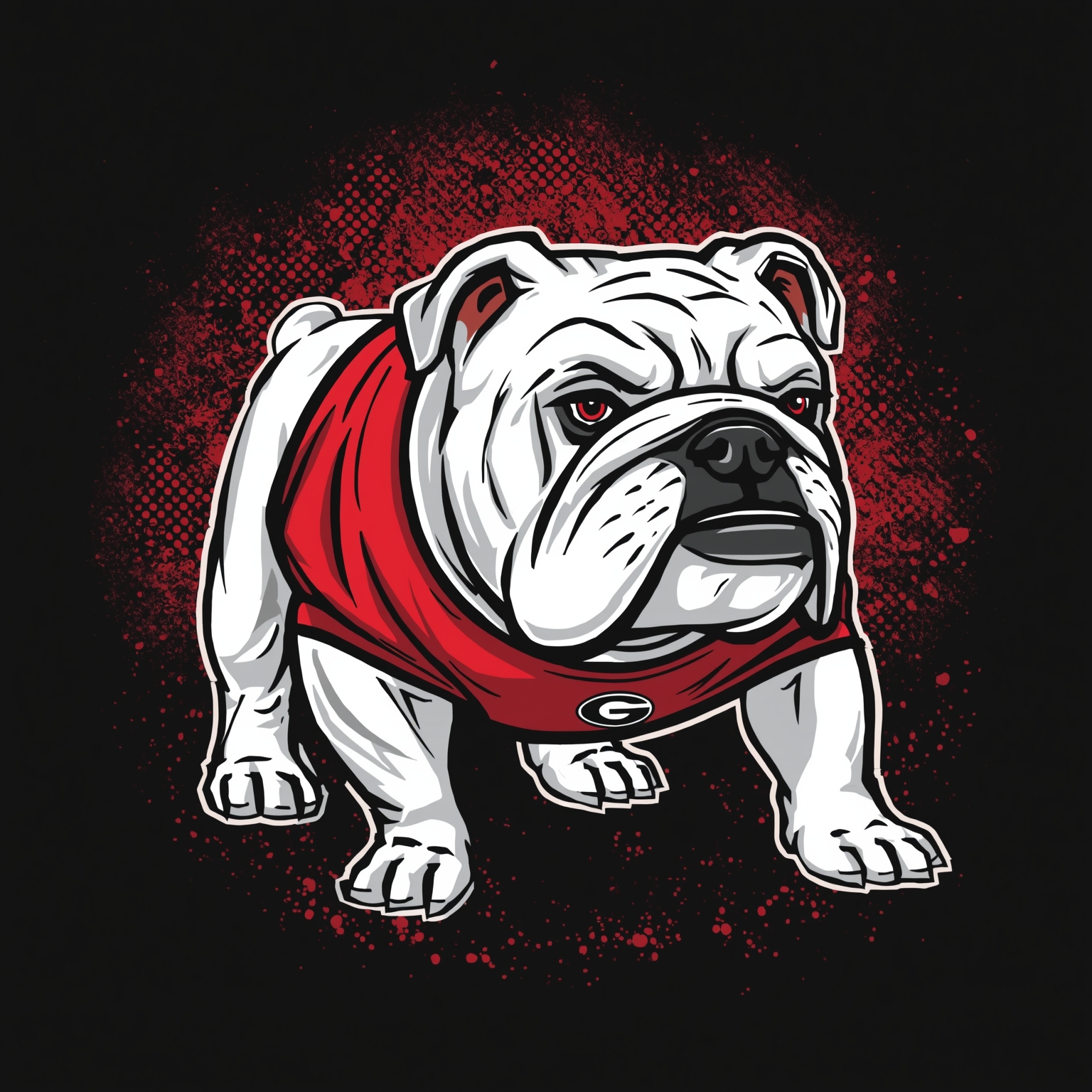 Georgia Bulldogs’ Confidence and Poll Climb - painting of Georgia Bulldogs football venue