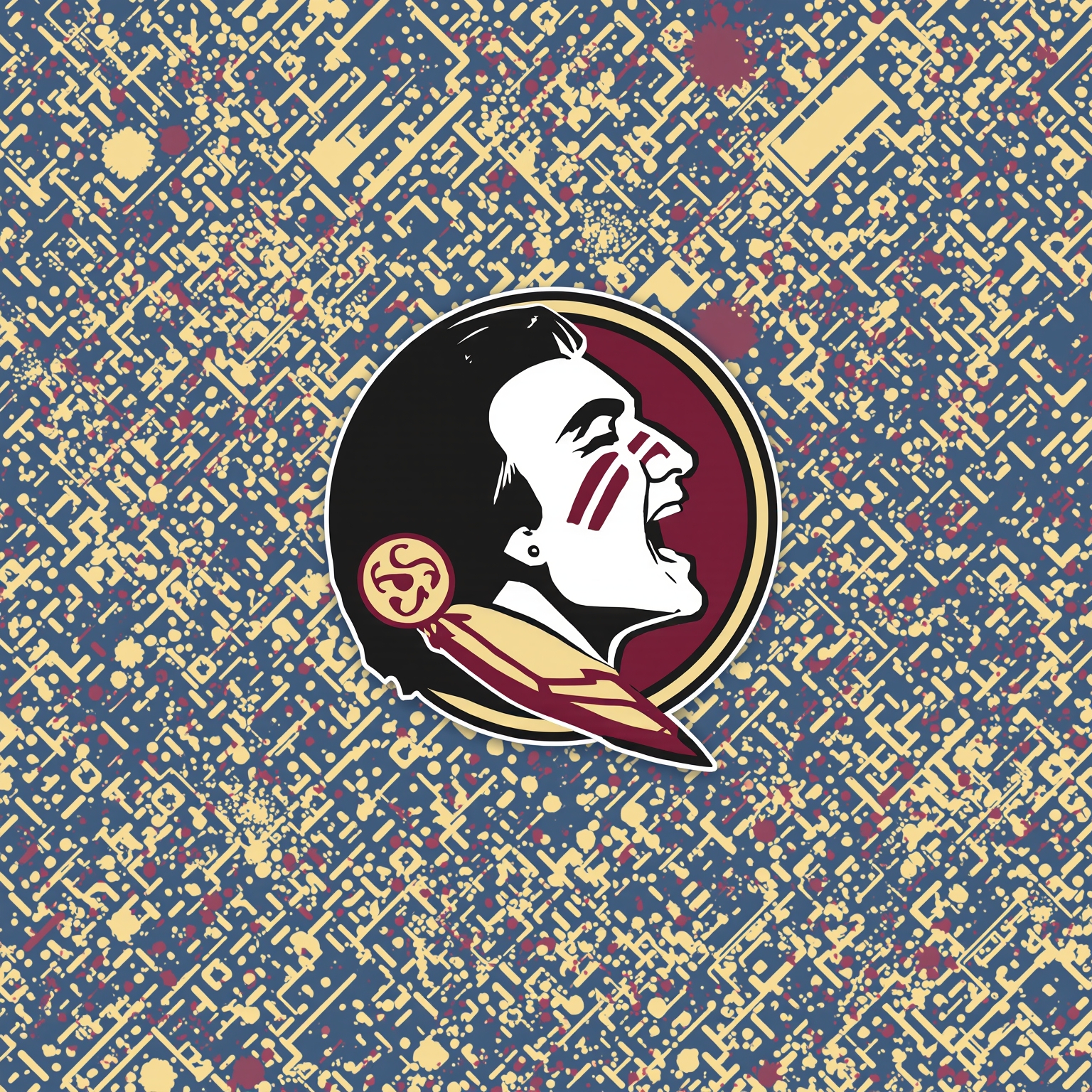 FSU Football’s Injury News and Season’s Big Questions - painting of Florida State Seminoles football venue