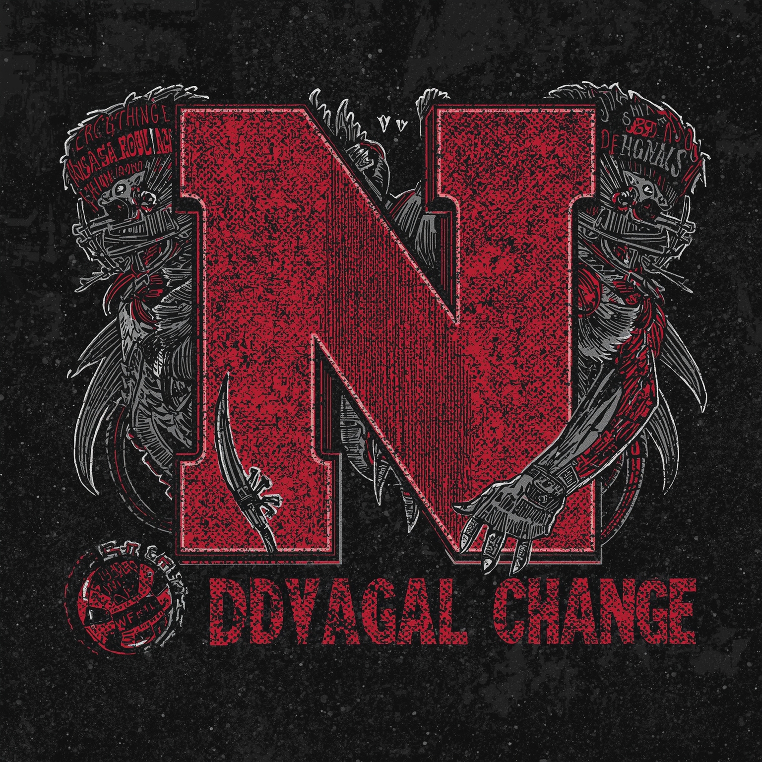 Nebraska Sports: Defensive Change and Volleyball Honors - painting of Nebraska Cornhuskers football, volleyball venue