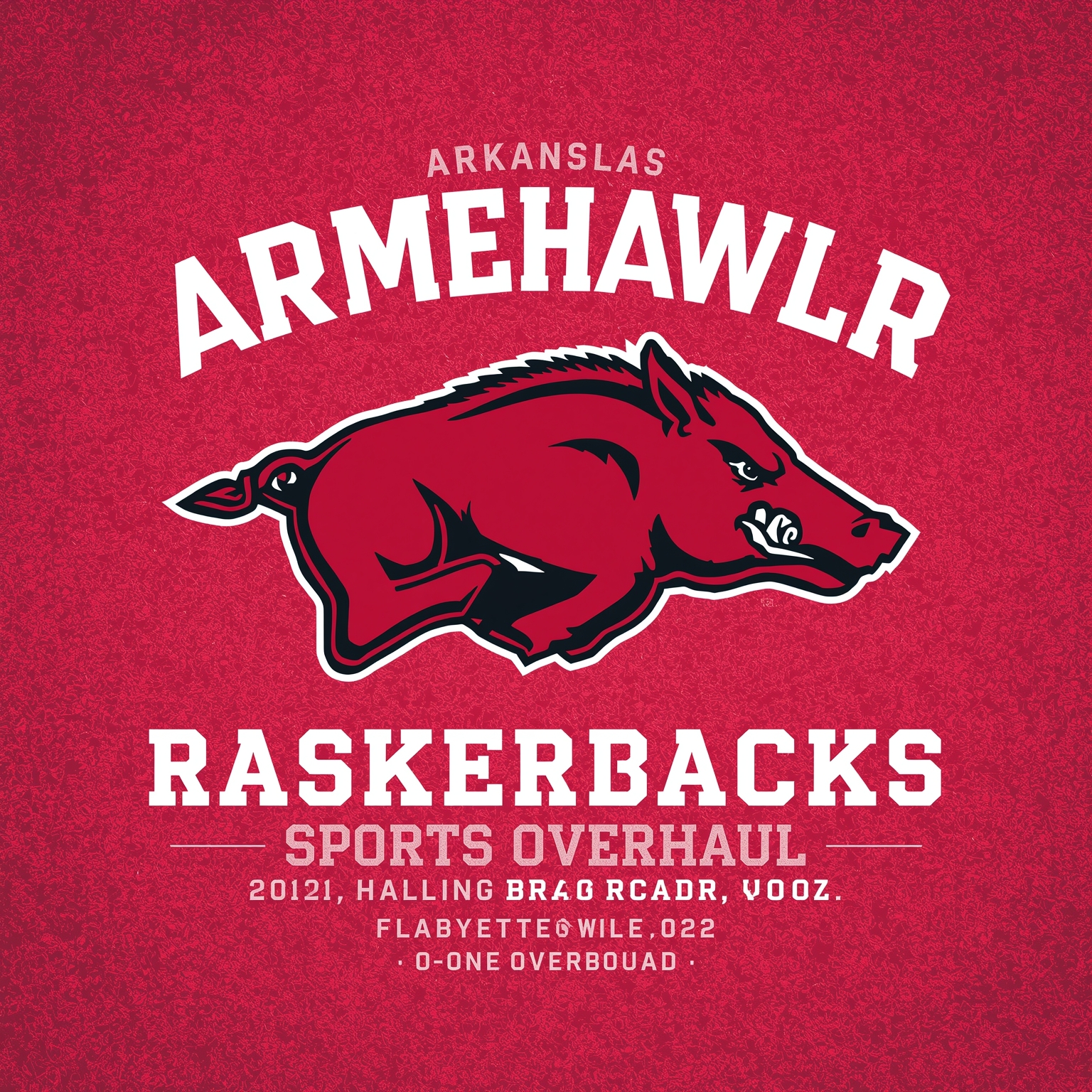 Arkansas Sports Overhaul: Basketball Buzz & O-Line Exodus - painting of Arkansas Razorbacks football,basketball venue