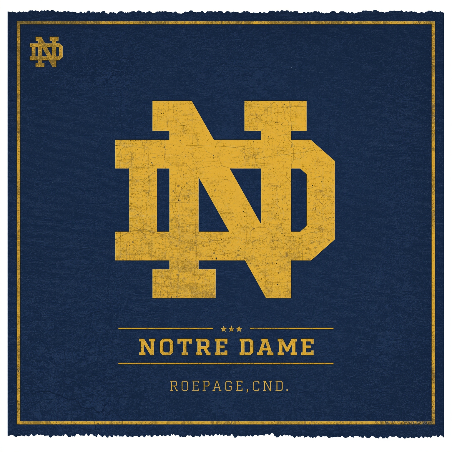 Snubbed Notre Dame and the Push for a Bigger CFP - painting of Notre Dame Fighting Irish football venue