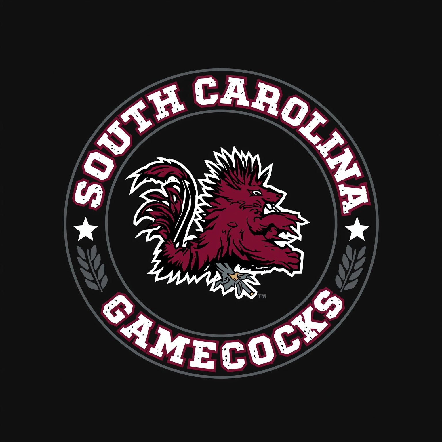 Gamecocks Face Transfer Tides and ACC/SEC Basketball Duel - painting of South Carolina Gamecocks football, basketball venue