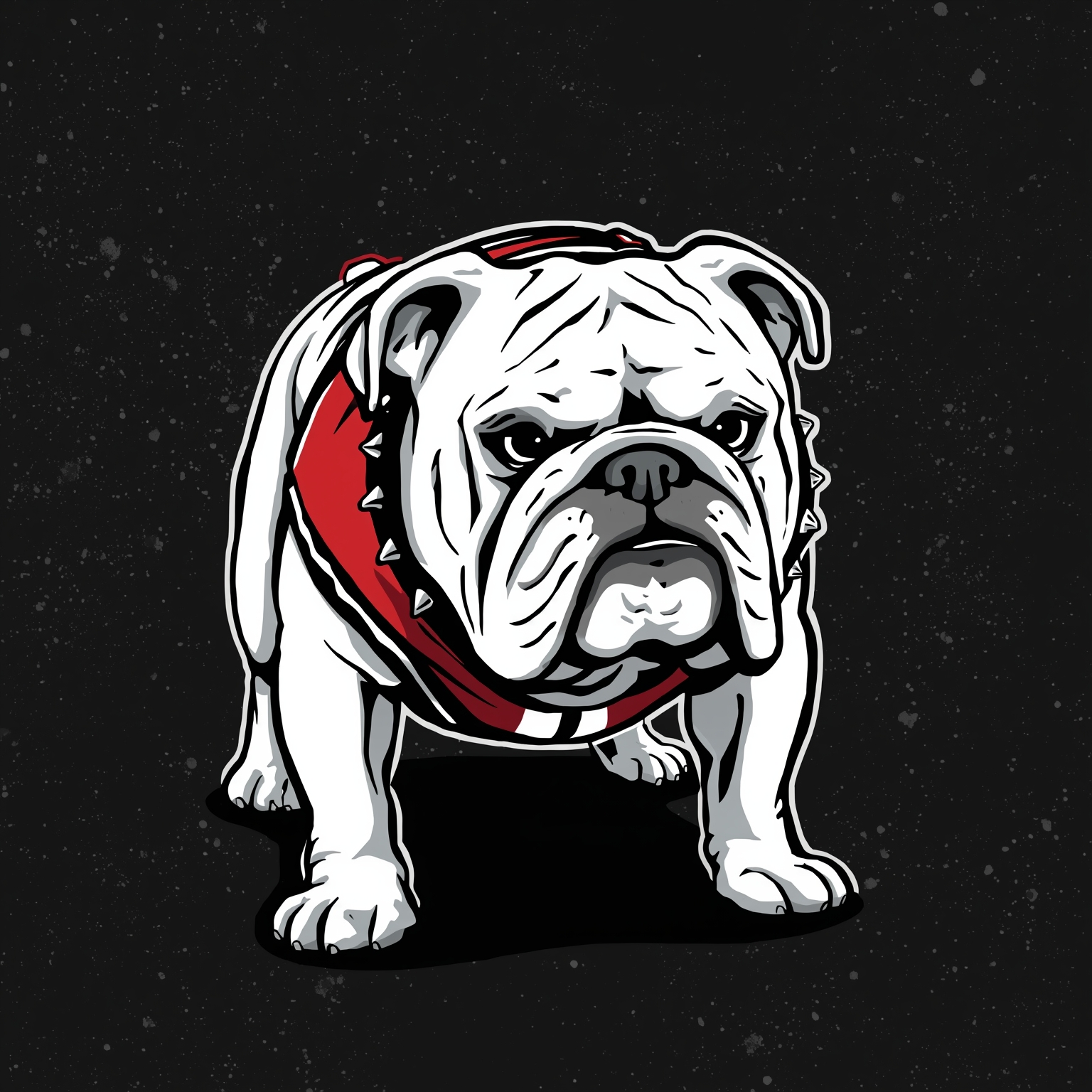 Georgia's Playoff Edge and Ex-Bulldog's NFL Rebound - painting of Georgia Bulldogs football venue