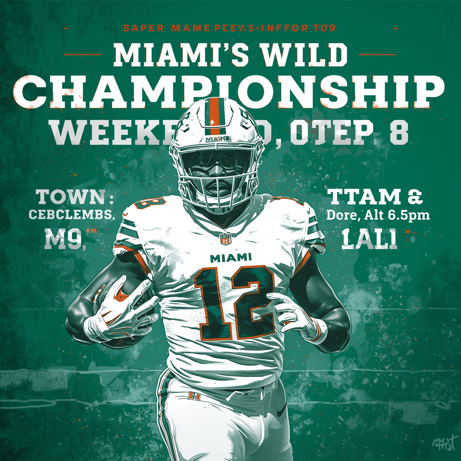 Miami’s Wild Championship Weekend Playoff Guide - painting of Miami Hurricanes football venue