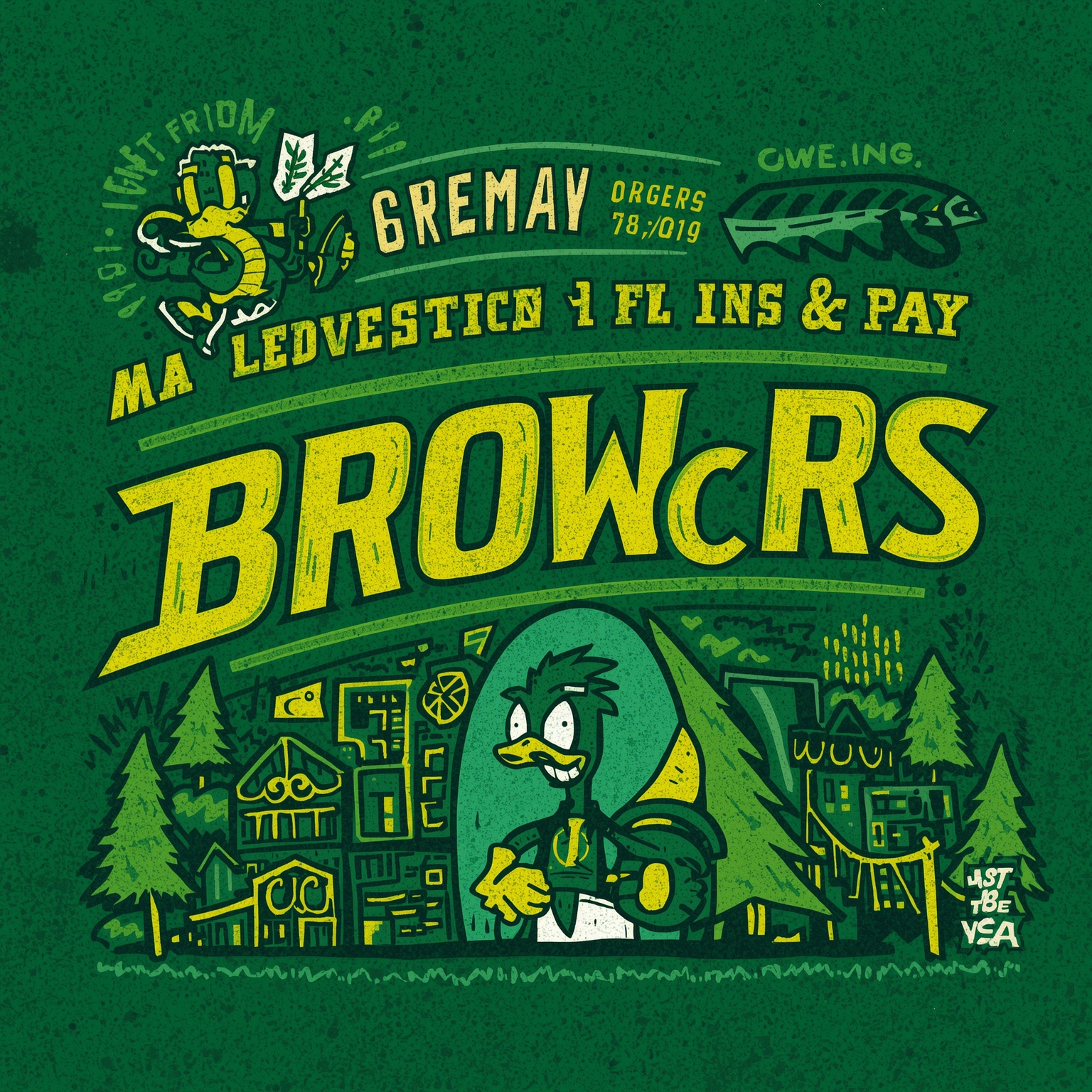 Inside Oregon Ducks Football: Key Players, Plans & Pay - painting of Oregon Ducks football venue