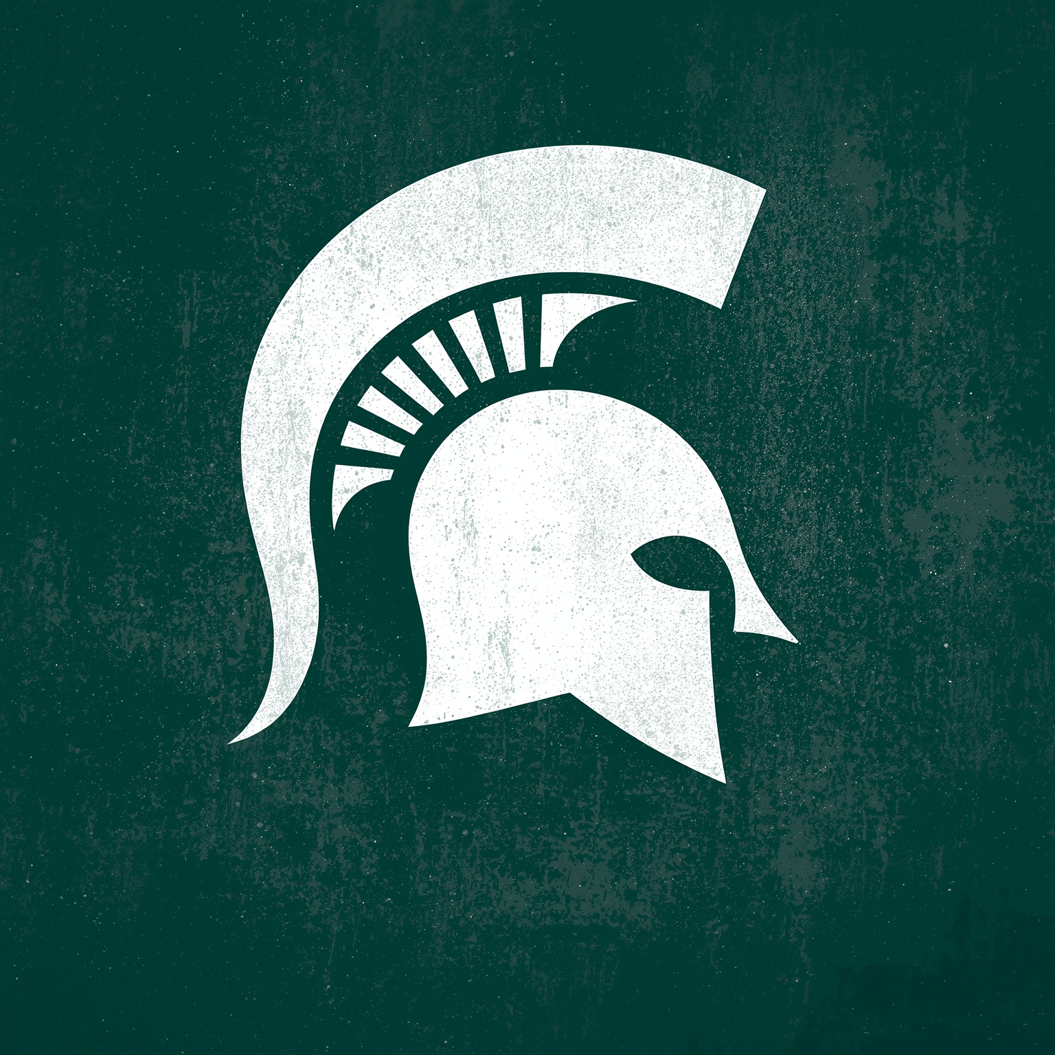 Spartans Court and Land Elite Transfer Tackle - painting of Michigan State Spartans football venue