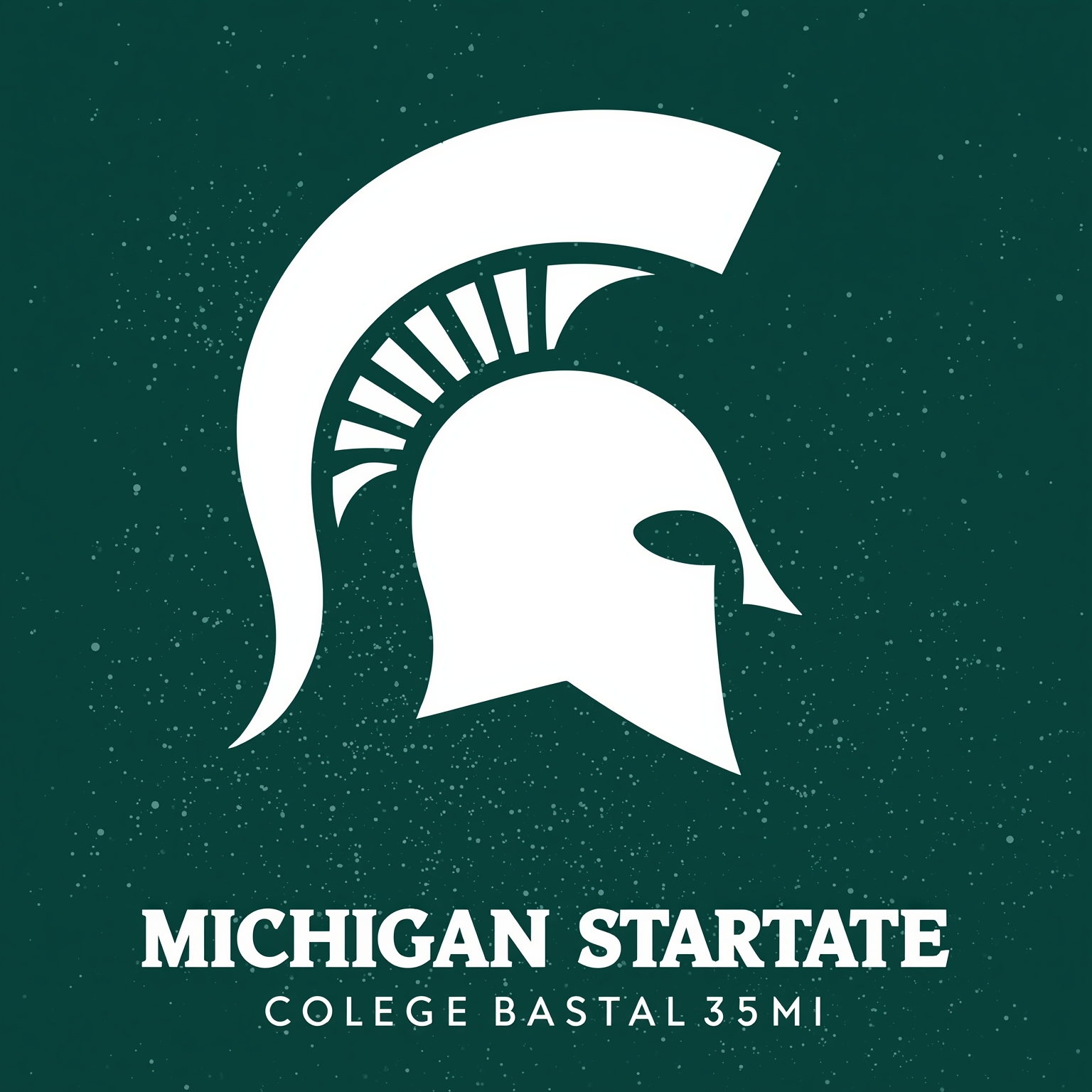 MSU's USC Beatdown and Izzo's 750th Milestone - painting of Michigan State Spartans basketball venue