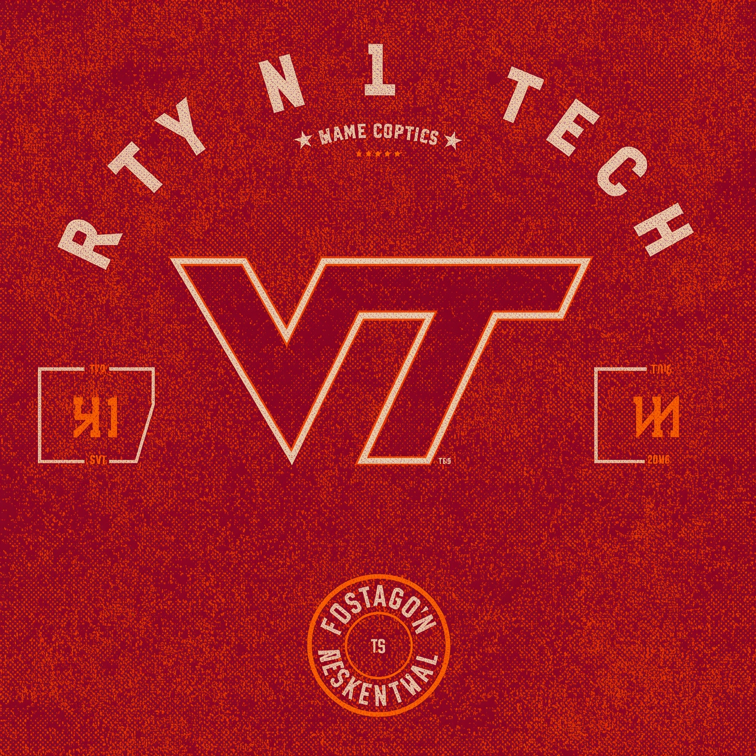 VT Sports: Hoops Meltdown & Football Portal Plans - painting of Virginia Tech Hokies football basketball venue