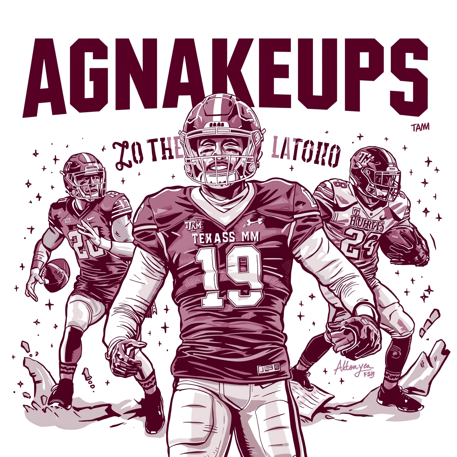 Aggies Shakeups: Vols Clash, Coach Quits, DT Transfer - painting of Texas A&M Aggies basketball, baseball, football venue