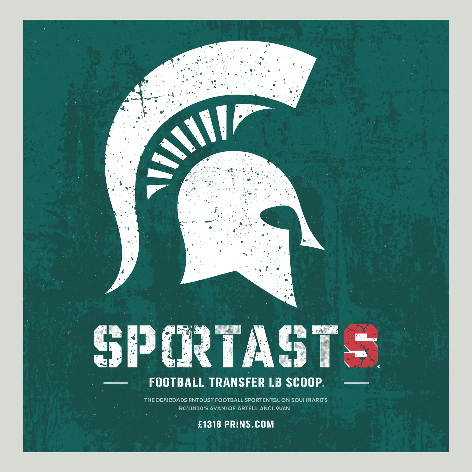 Spartans' Indiana Preview & Transfer LB Scoop - painting of Michigan State Spartans football venue