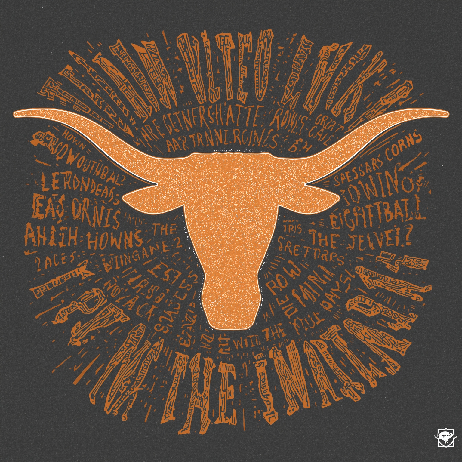 Texas Longhorns Hype: Odds, Brackets & Preseason Honors - painting of Texas Longhorns football,basketball,softball,baseball venue