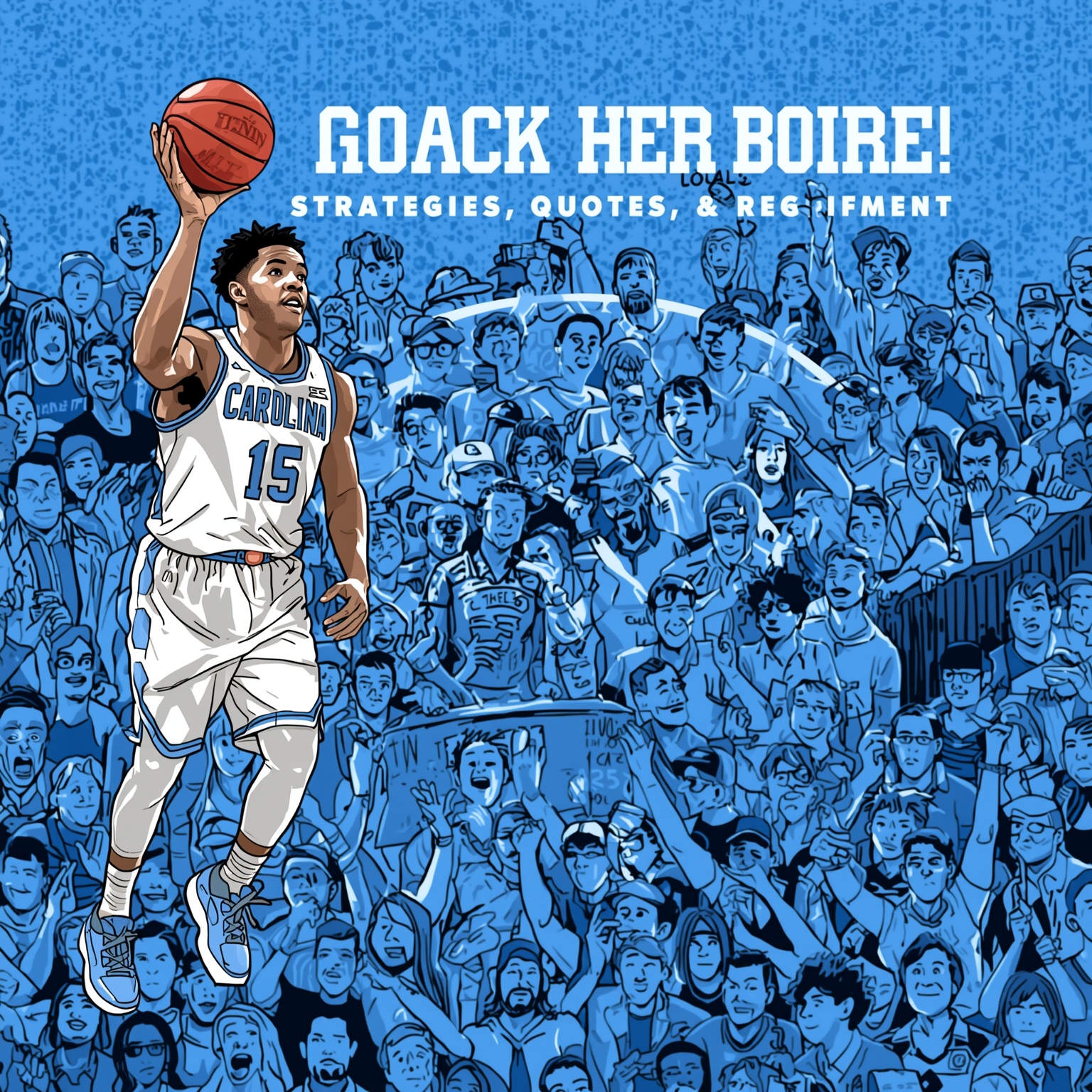 Tar Heels in Turmoil: Strategies, Quotes & Recruitment - painting of North Carolina Tar Heels basketball venue