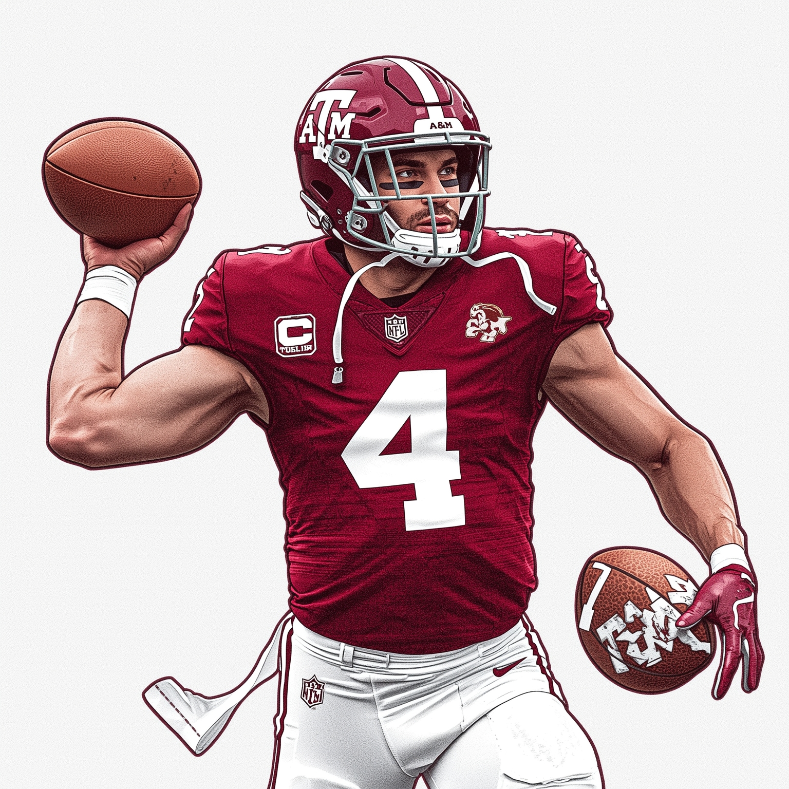 Aggies’ Transfer Visitors and Potential Breakouts - painting of Texas A&M Aggies football,basketball venue