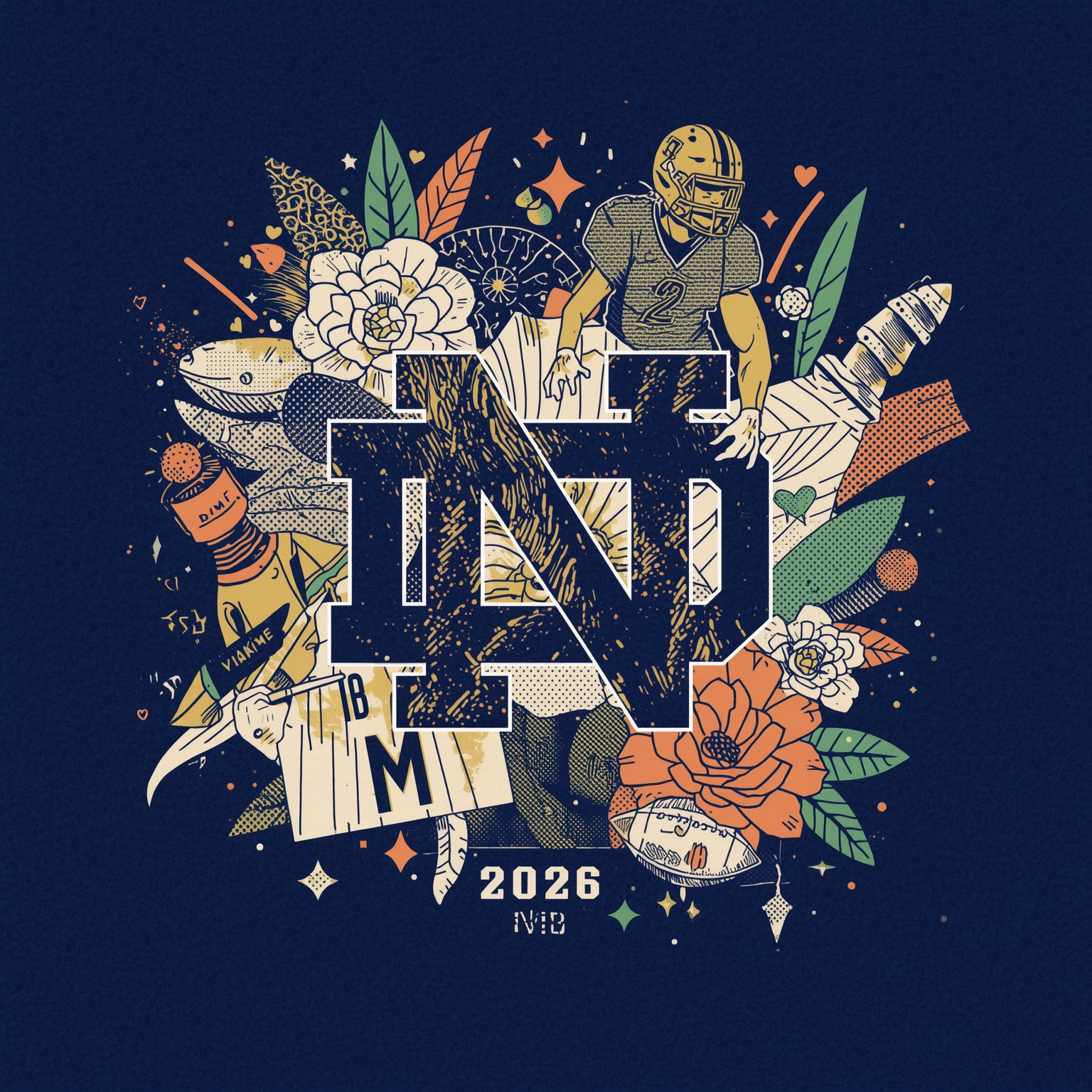 Notre Dame vs. Miami: The 2026 Grid Slog-Off - painting of Notre Dame Fighting Irish football venue