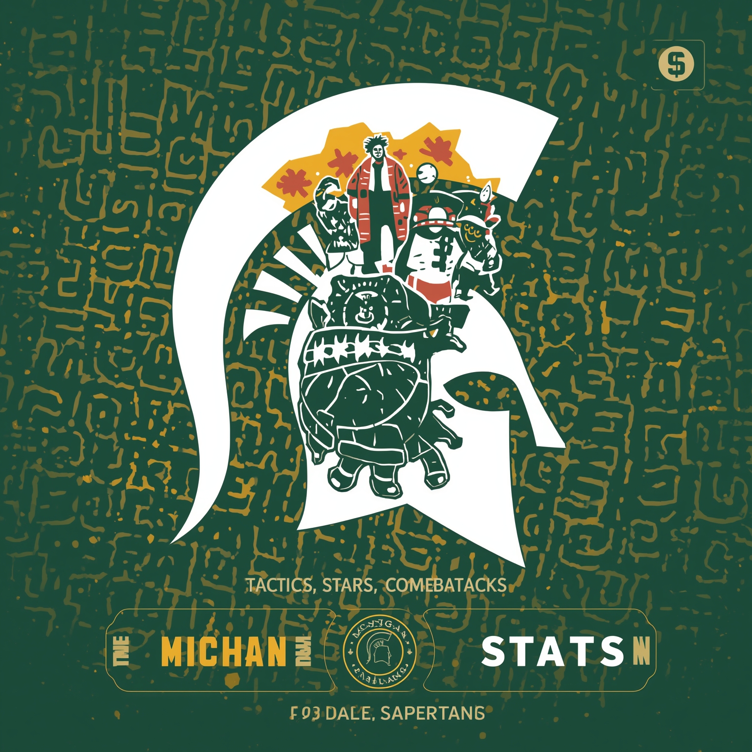 Inside MSU vs Michigan: Tactics, Stars, Comebacks - painting of Michigan State Spartans basketball venue