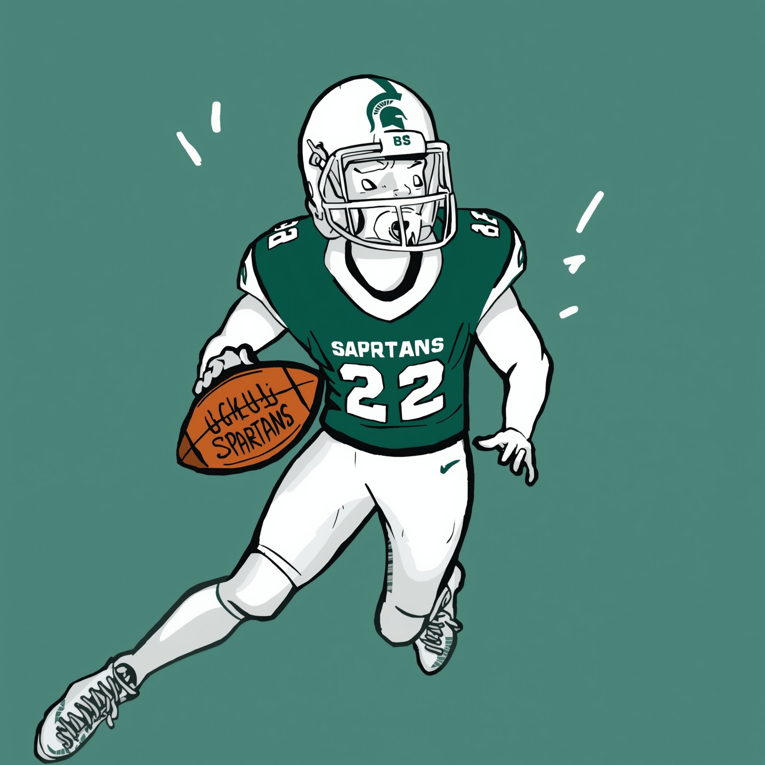 Spartan Shake-Up: Injuries, Slumps & Coaching Returns - painting of Michigan State Spartans football, basketball venue