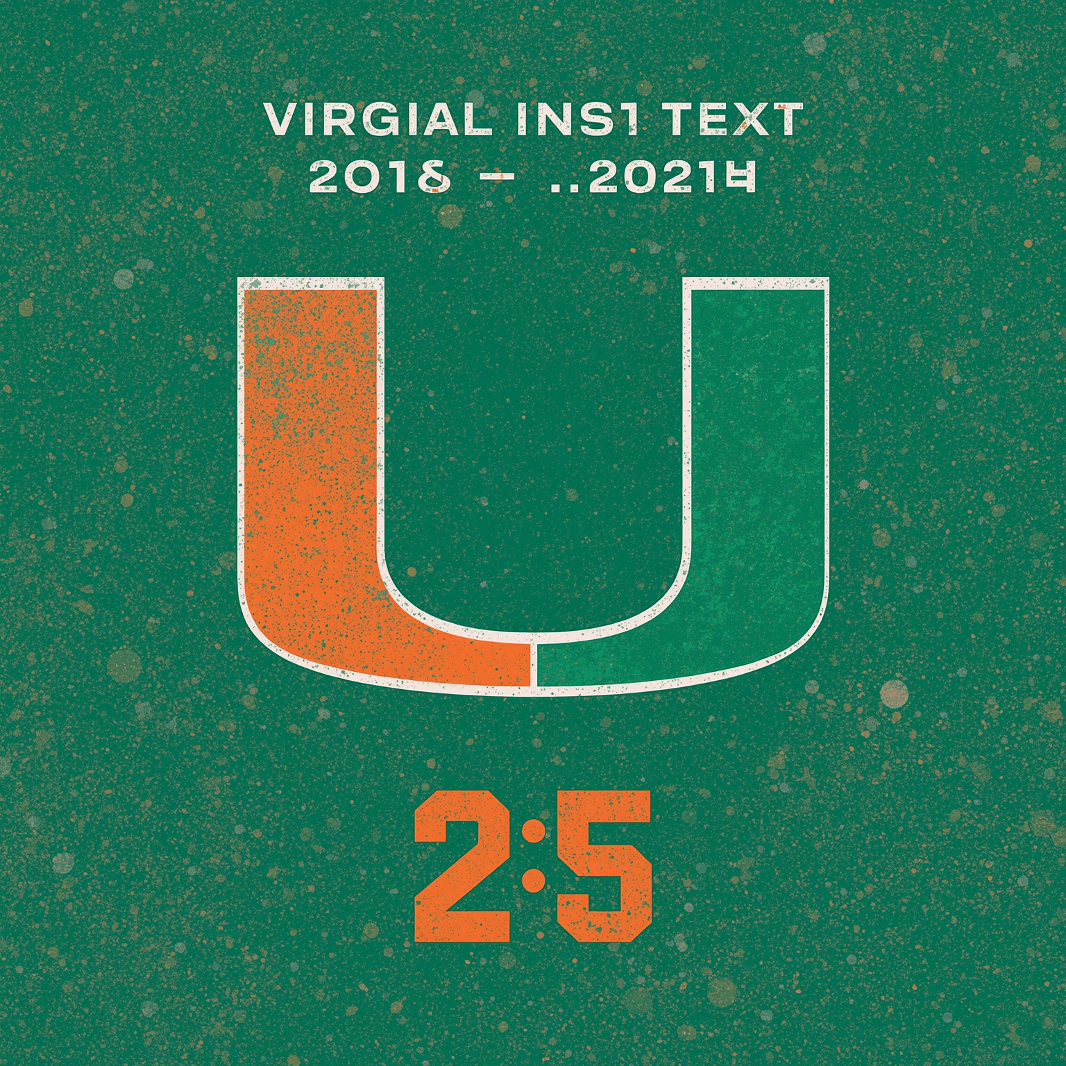 Canes Chase Top-25 Thrill at Virginia - painting of Miami Hurricanes basketball venue