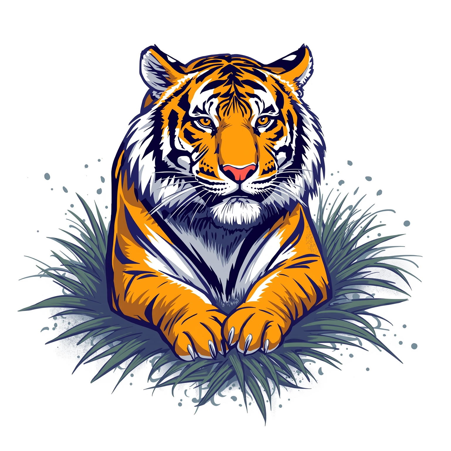 Tiger Tales: Coaching Praise and Recruiting Frenzy - painting of LSU Tigers football venue