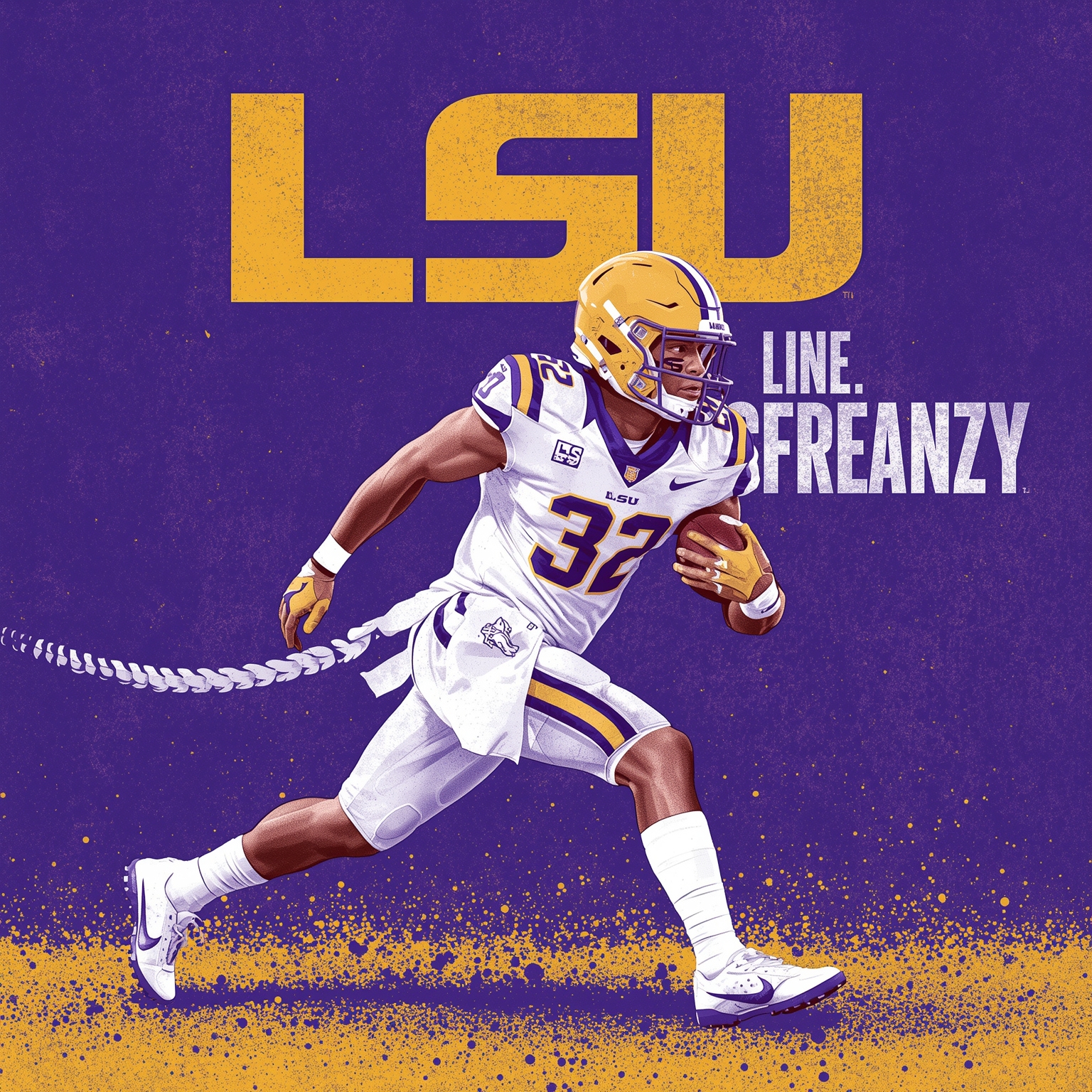 LSU’s Recruiting Frenzy: Freshmen, Flips, and Awards - painting of LSU Tigers football, baseball venue