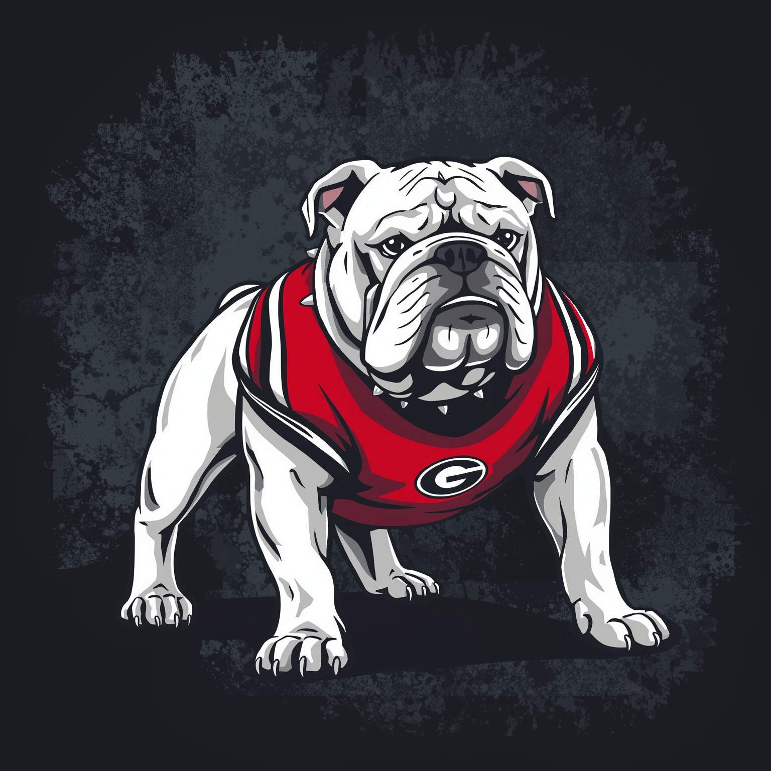 Georgia Bulldogs: Draft Drought, Tourney Fate & Baseball - painting of Georgia Bulldogs football,basketball,baseball venue
