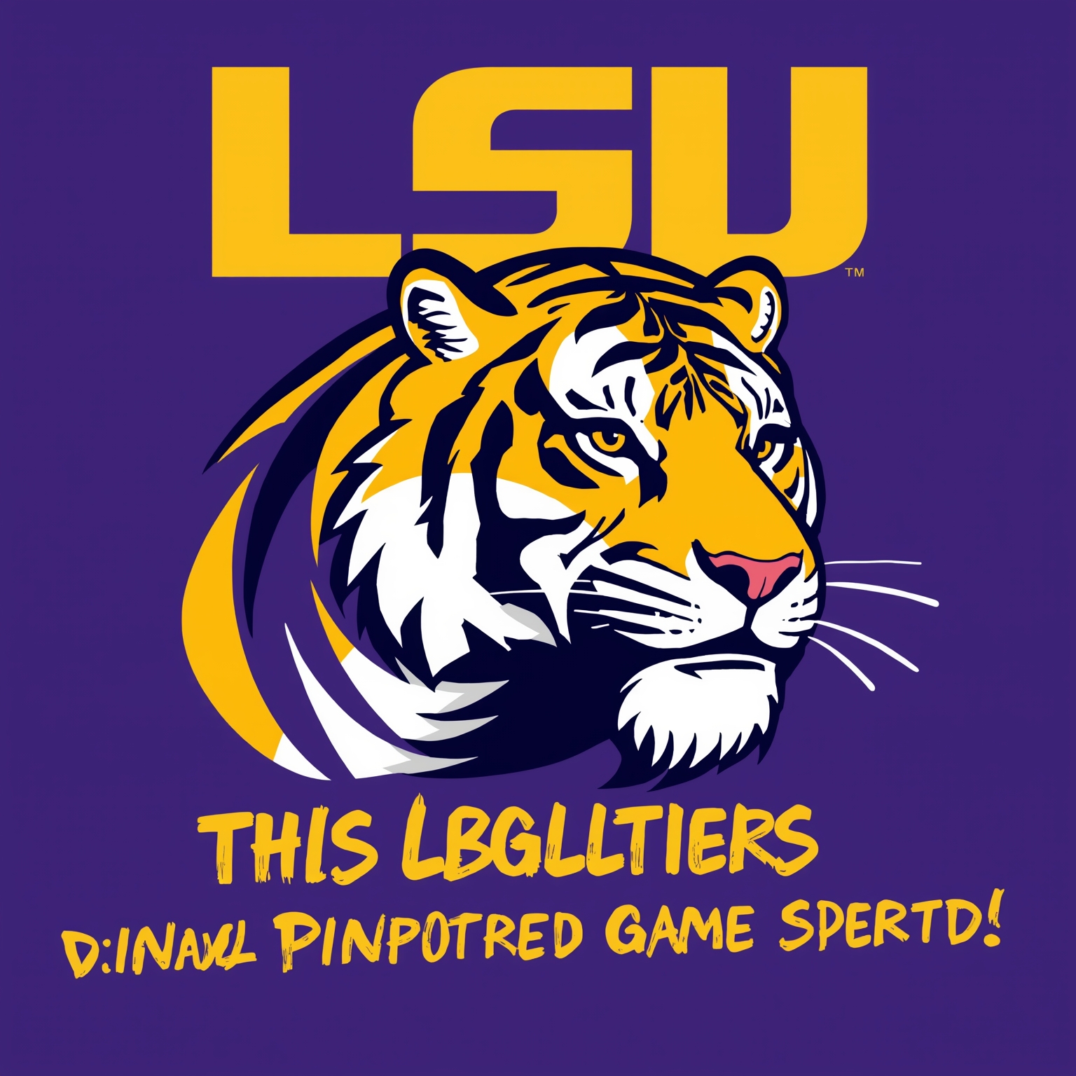TITLE LSU’s Baseball Showdowns, NFL Visits & Recruiting Rush - painting of LSU Tigers baseball, football venue