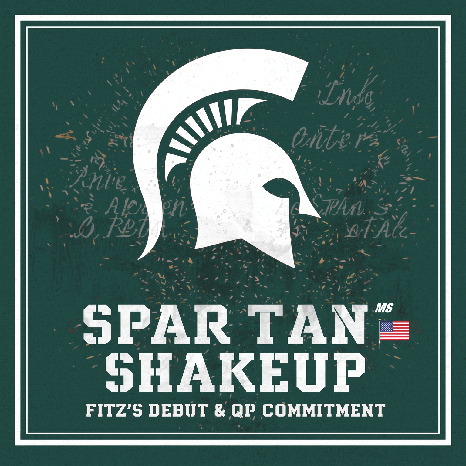 Spartan Spring Shakeup: Fitz’s Debut & QB Commitment - painting of Michigan State Spartans football venue