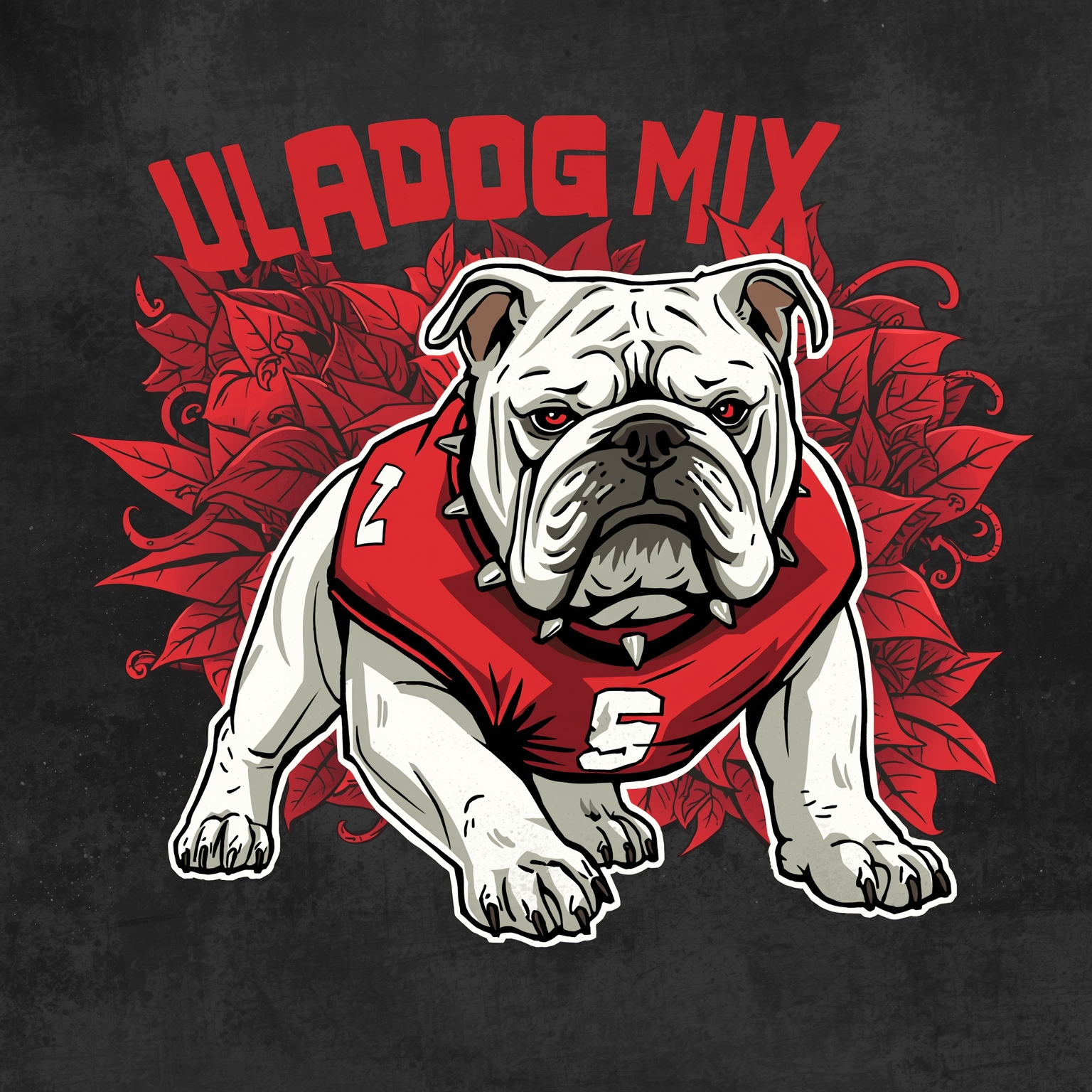Georgia’s Spring Mix: Injuries, Jerseys & Trump - painting of Georgia Bulldogs football venue