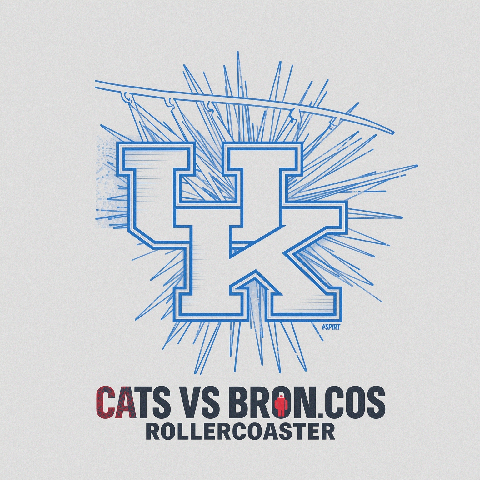 Cats vs. Broncos: Kentucky’s Tournament Rollercoaster - painting of Kentucky Wildcats basketball venue