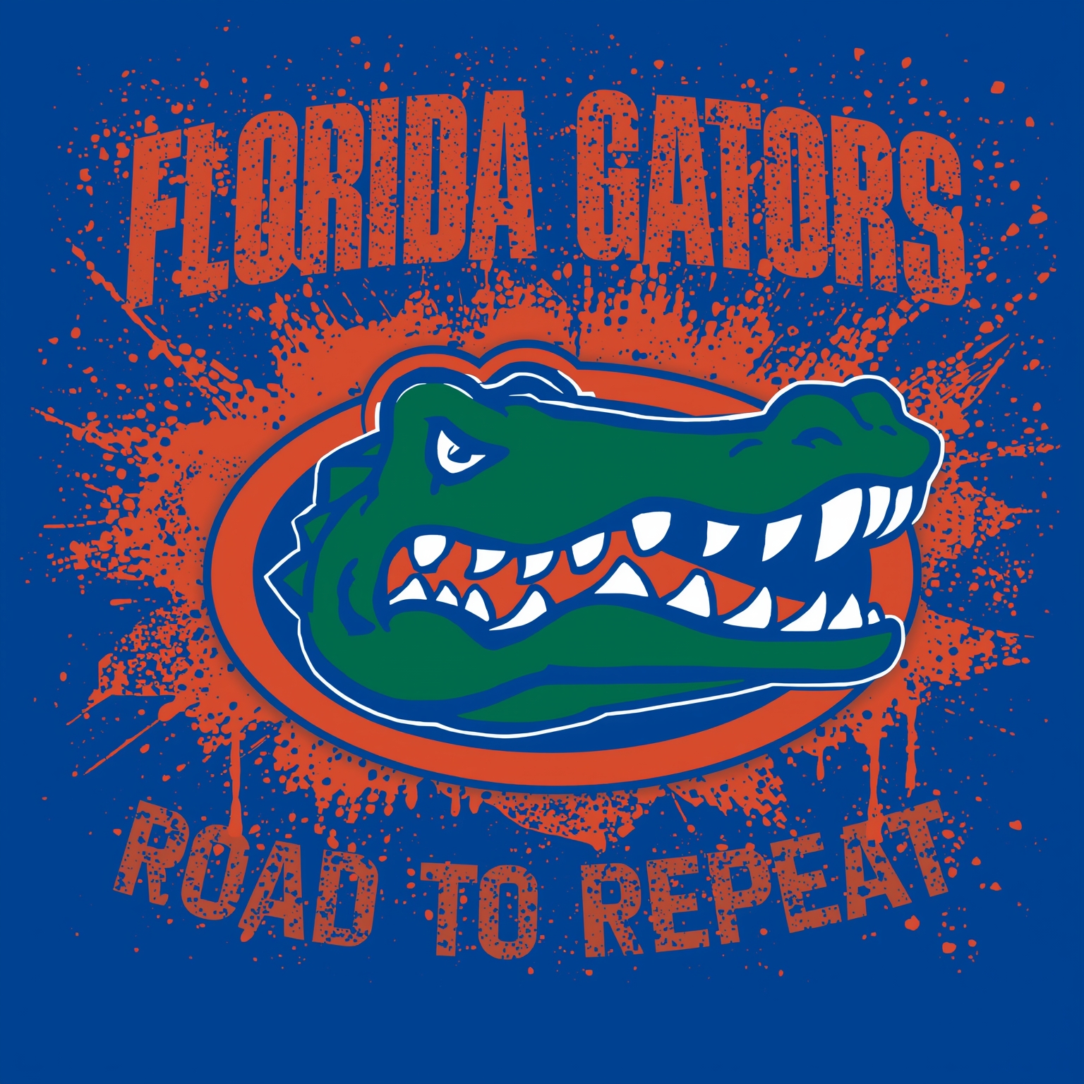 Florida Gators’ Road to Repeat: Players and Opponents - painting of Florida Gators basketball venue