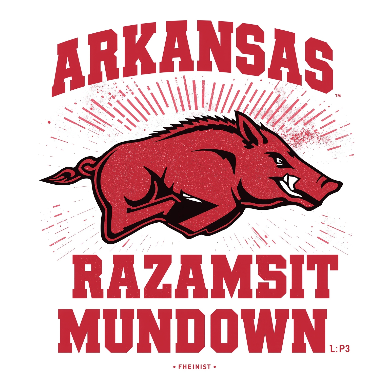 Arkansas' NCAA March Madness Rundown - painting of Arkansas Razorbacks basketball venue
